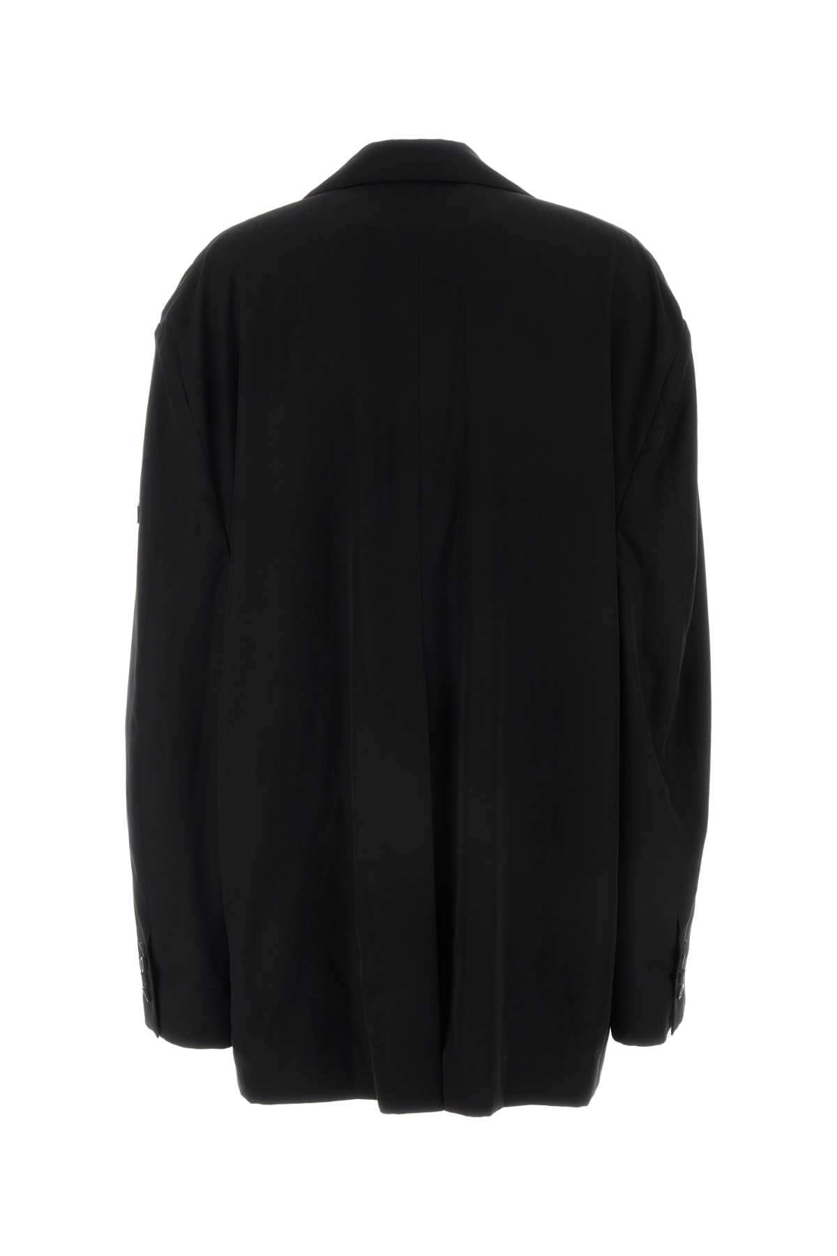 Balenciaga Single-breasted Blazer In Black