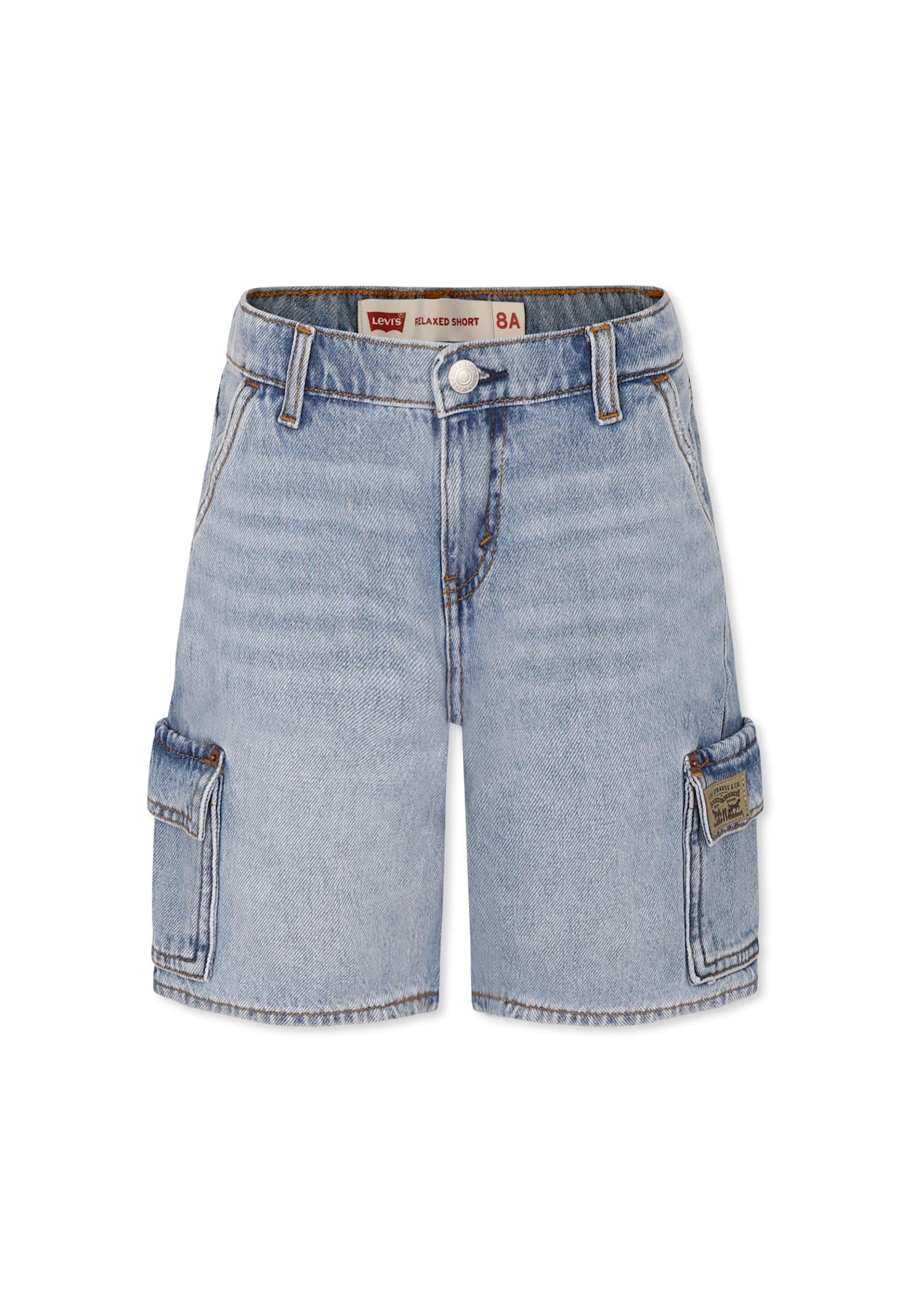LEVI'S DENIM SHORTS FOR BOY WITH LOGO