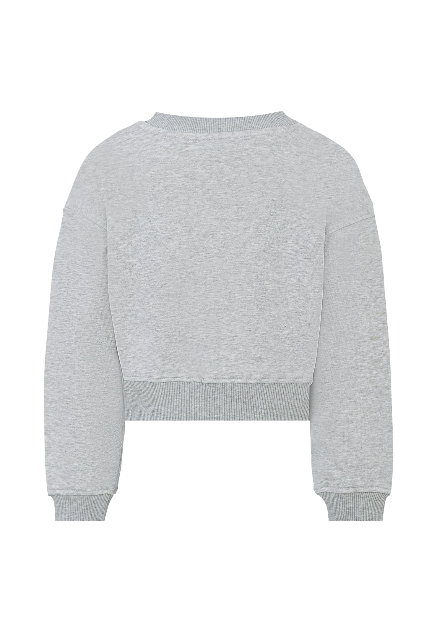 Richmond Grey Crop Sweatshirt In Gray