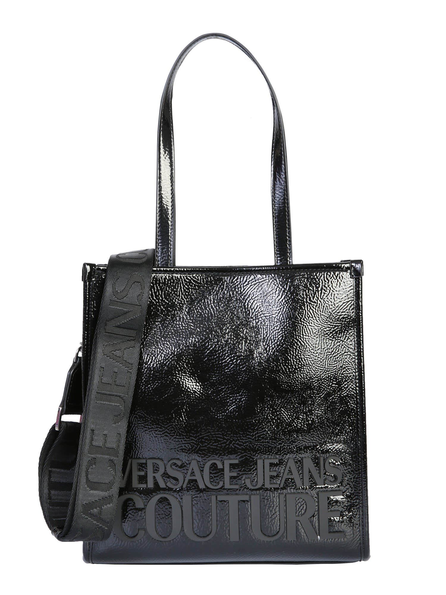 VERSACE JEANS COUTURE SMALL TOTE BAG WITH LOGO,11235941