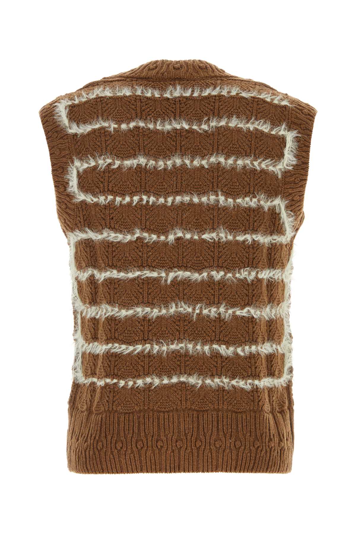 Shop Namacheko Brown Wool Blend Vest
