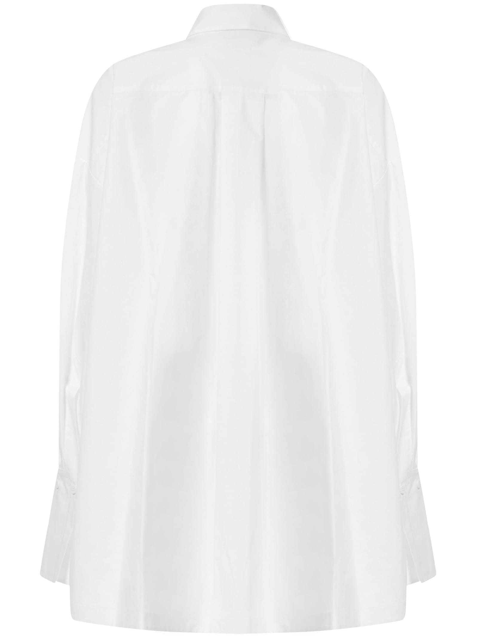 Shop Attico Diana Shirt In White