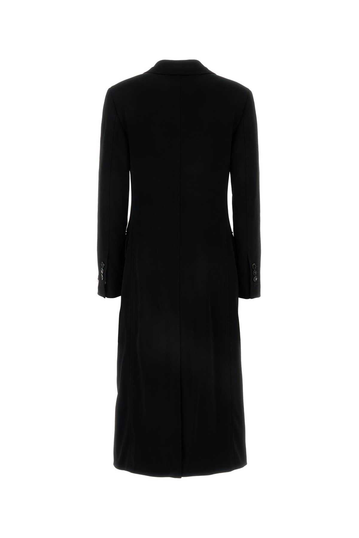 Shop Bottega Veneta Cappotto Nero In Black