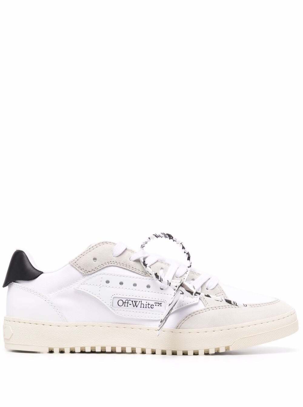 Off-White 5.0 Leather And Canvas Sneakers