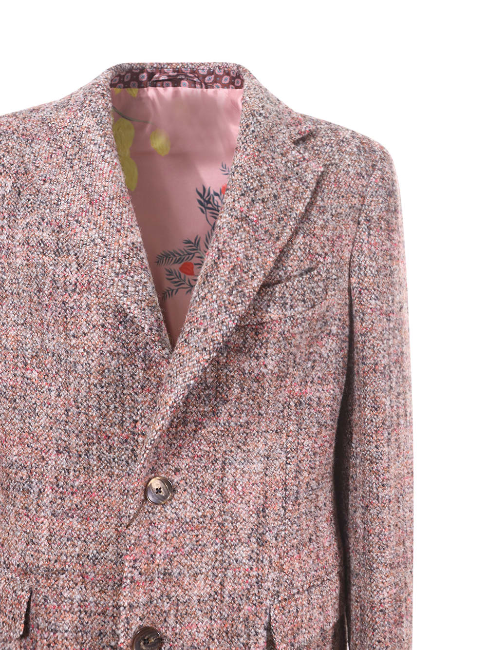 Shop Etro Single-breasted Coat In Beige