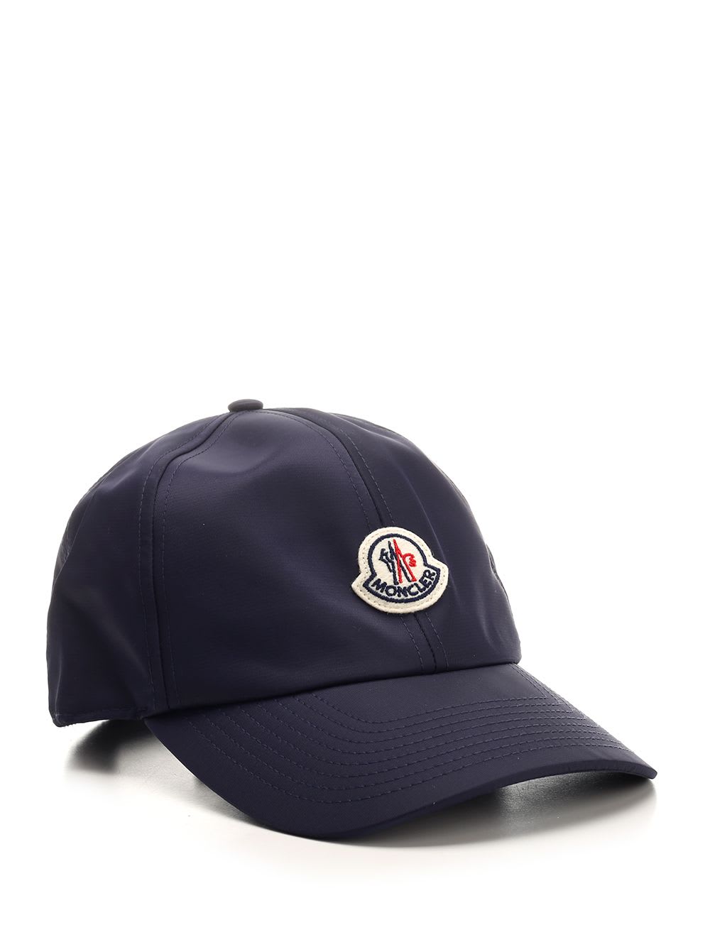 Shop Moncler Baseball Hat In Blue