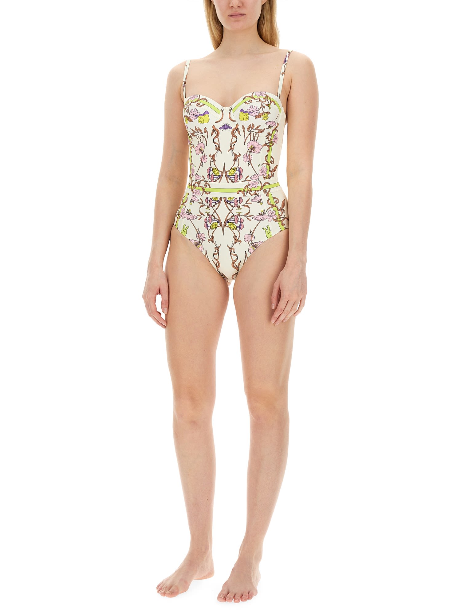 One Piece Swimsuit With Print