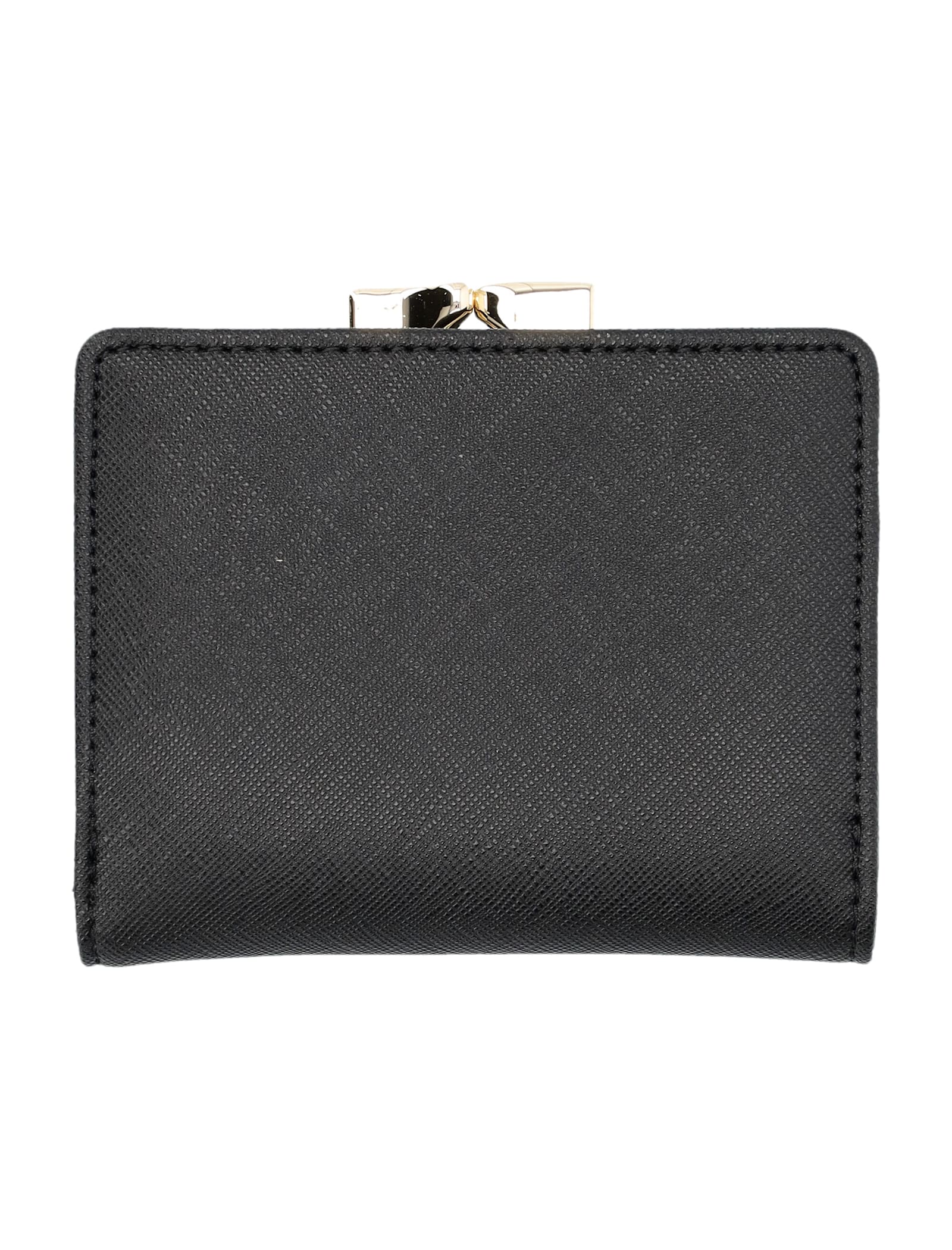 Shop Vivienne Westwood Small Frame Wallet In Black 3d Orb