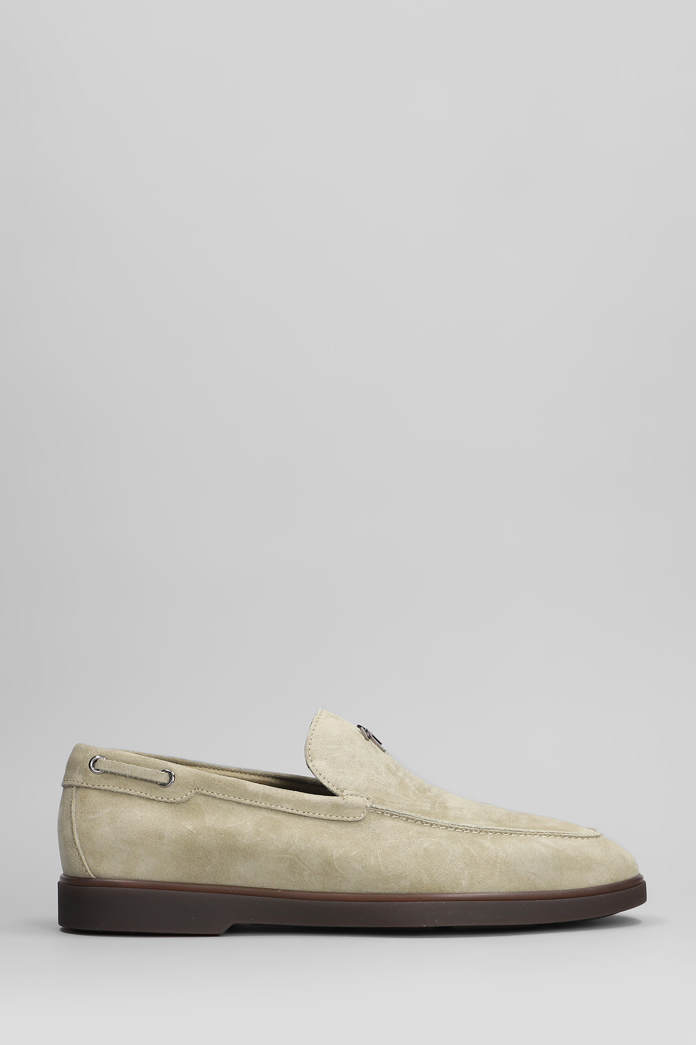 Giuseppe Zanotti The Maui Loafers In Taupe Suede