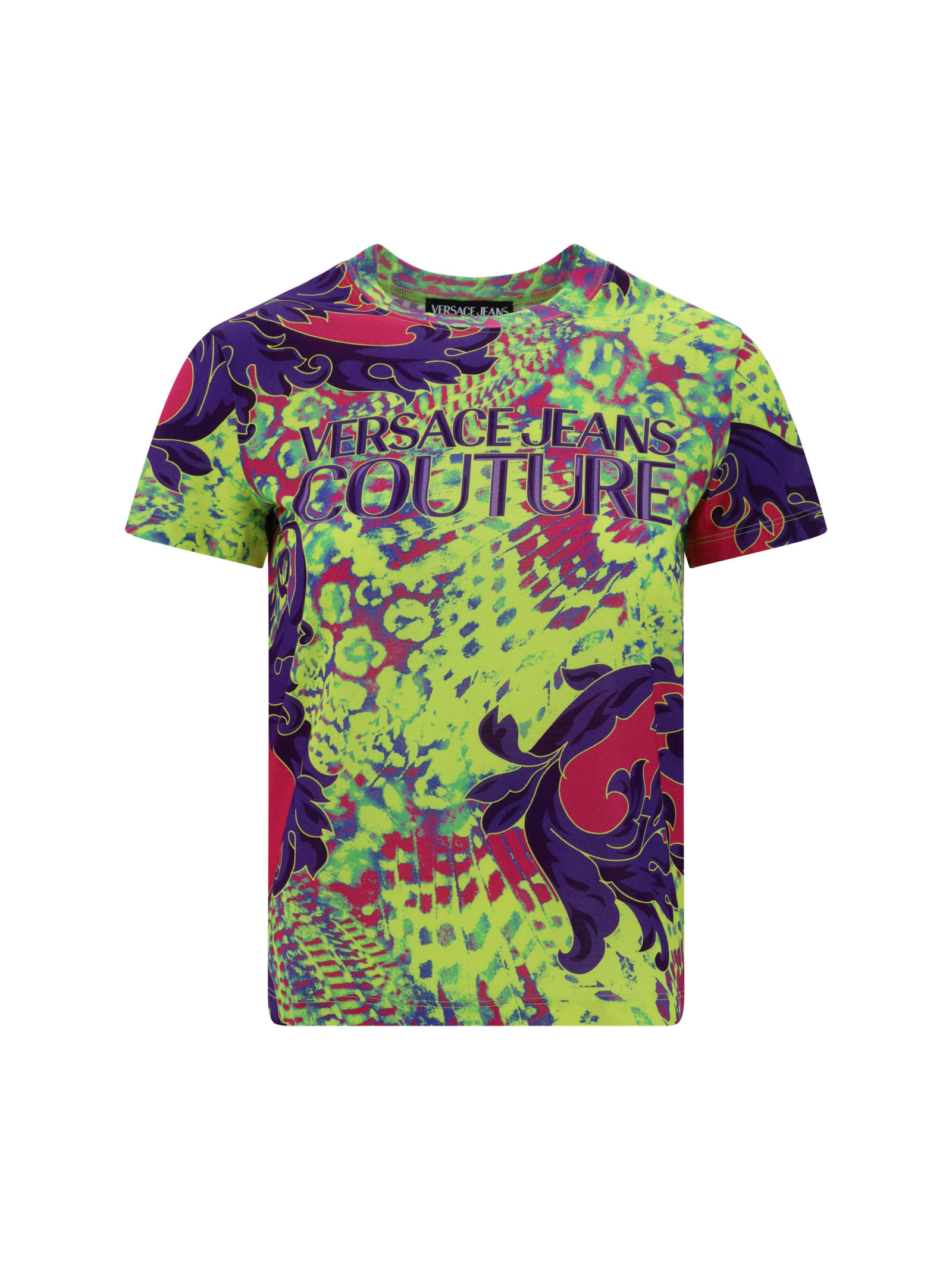 Shop Versace Jeans Couture T-shirt In Acid 76