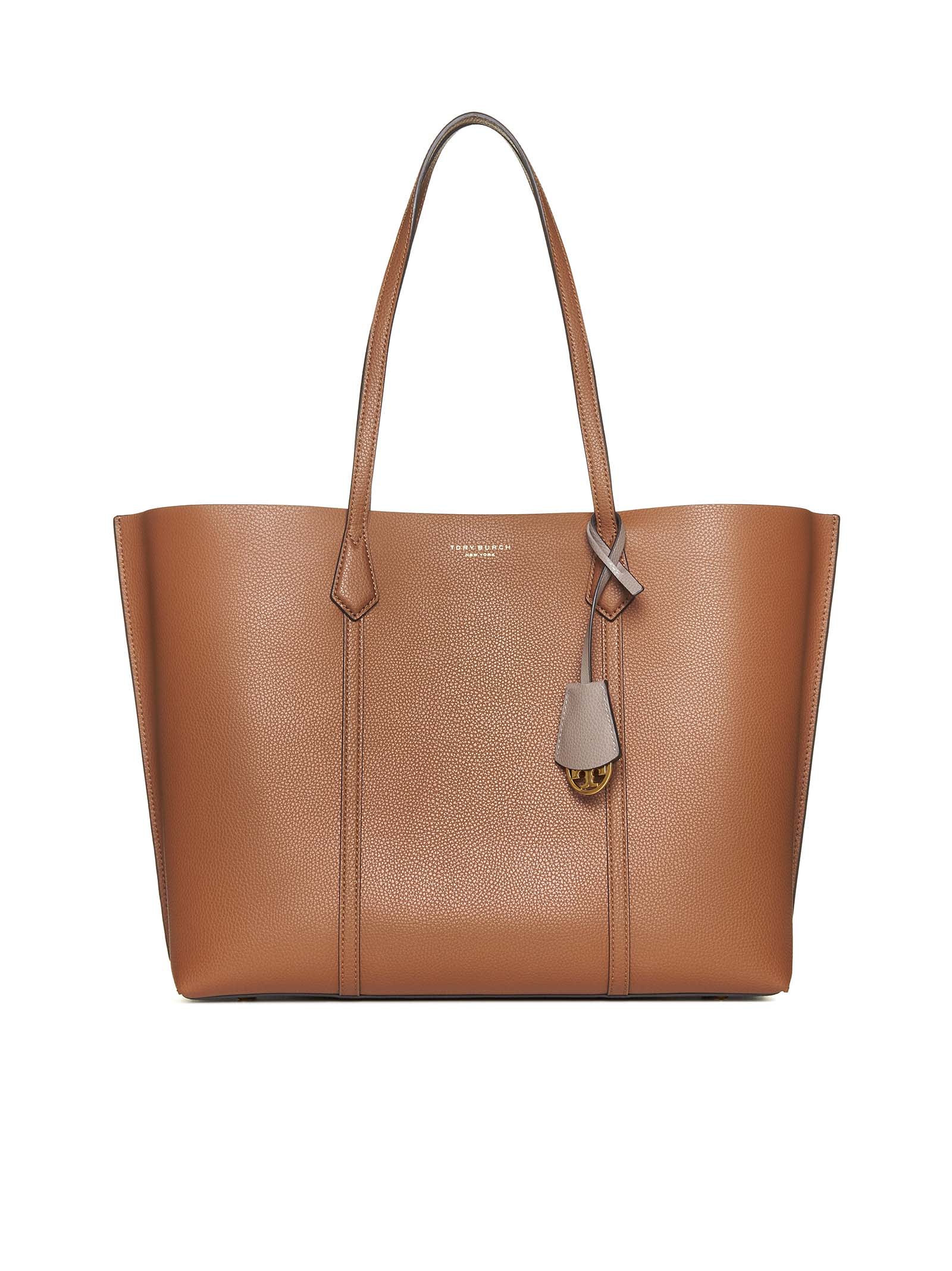 Shop Tory Burch Tote In Light Umber