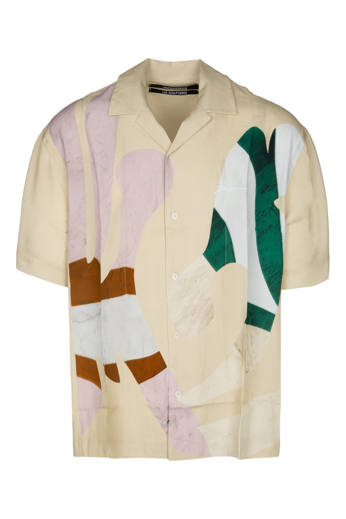 Shop Jacquemus Camicia In Printbaigneusesbeige