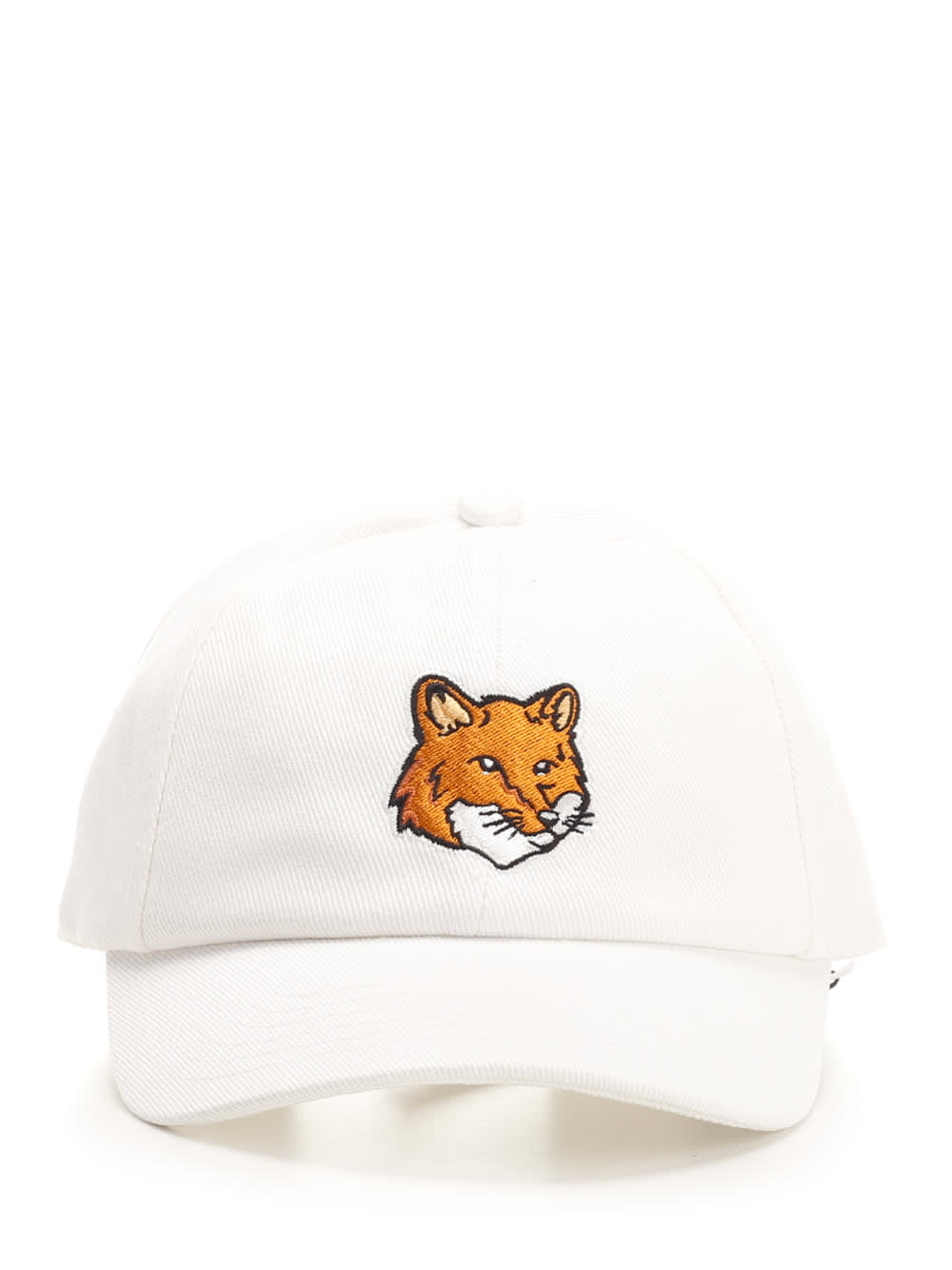 Shop Maison Kitsuné Fox Baseball Cap In White