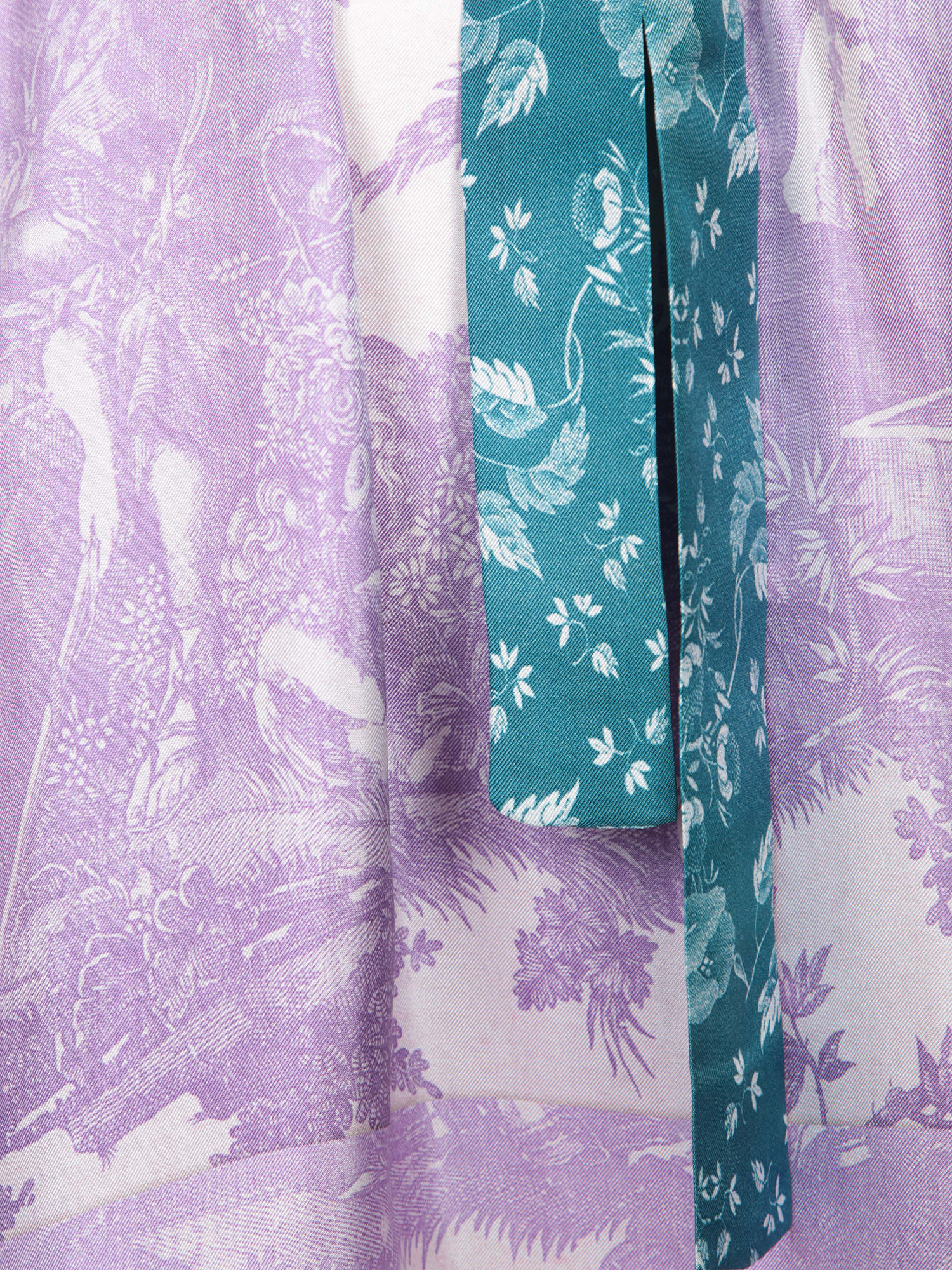 Shop Pierre-louis Mascia Aloes Lilla Degrade Multicolor Kaftan In Purple