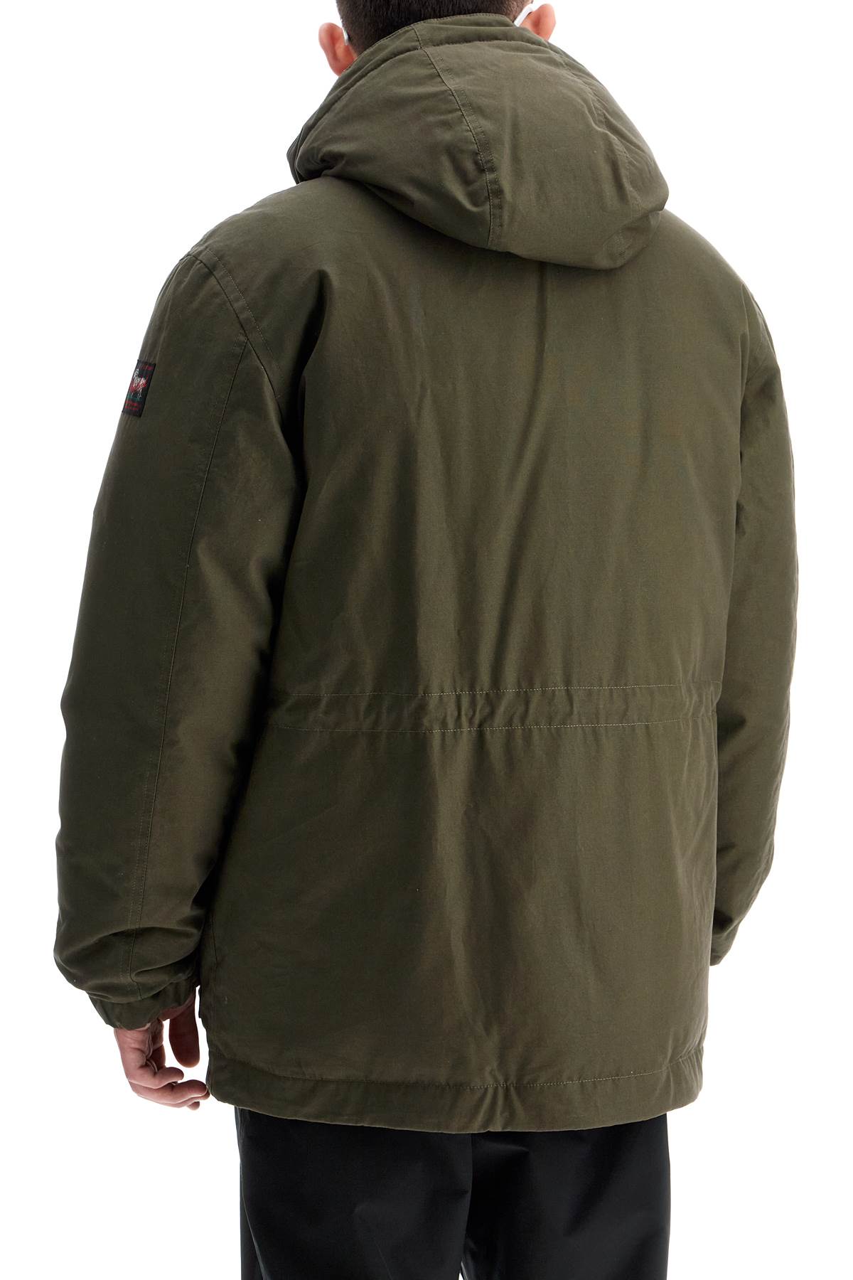 Shop Woolrich Short Byrd Parka In Greenstone (green)