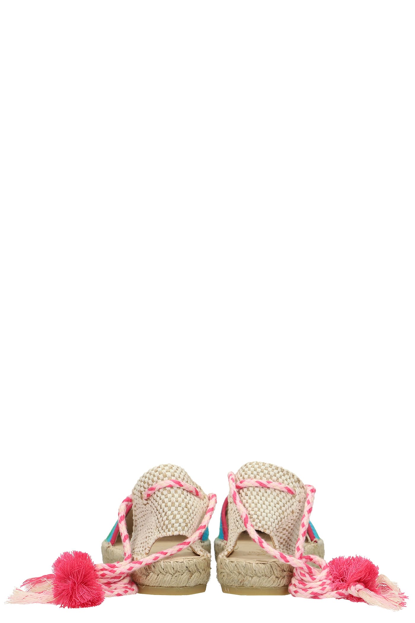 MC2 SAINT BARTH ESPADRILLES IN BEIGE COTTON