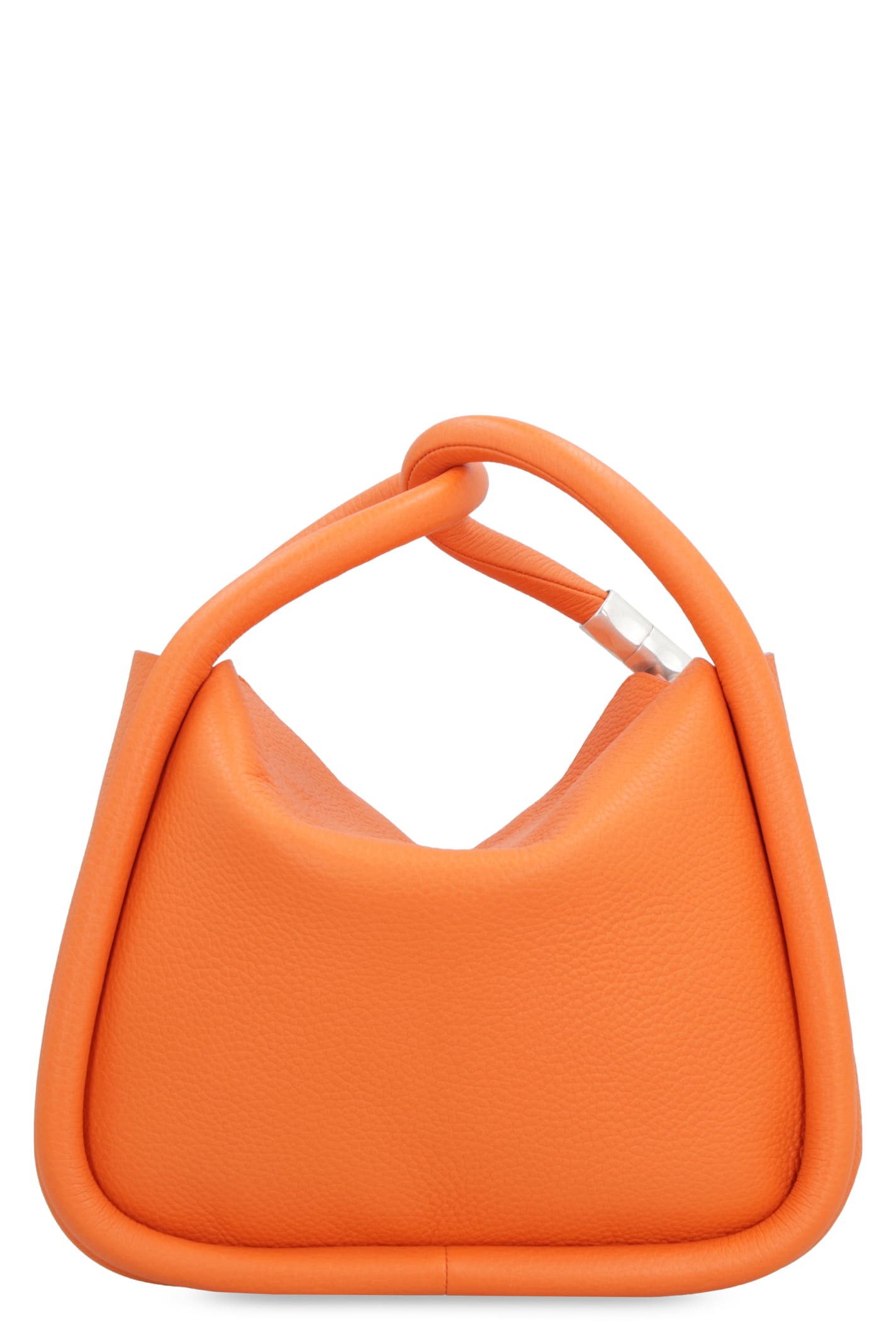 Boyy Wonton 25 Pebble Leather Bag In Orange