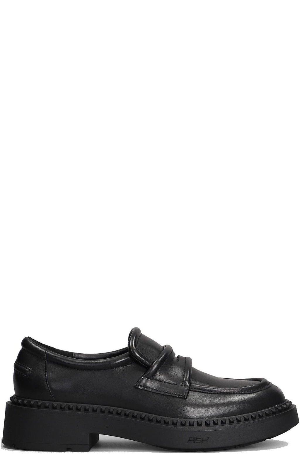 Shop Ash Miracle Slip-on Loafers In Black