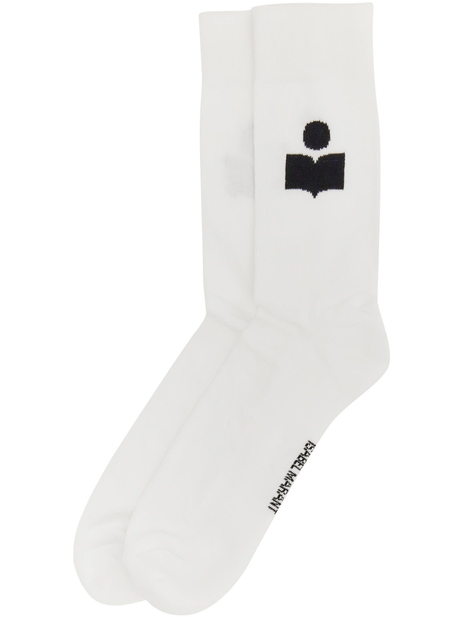 Shop Isabel Marant Socks With Logo