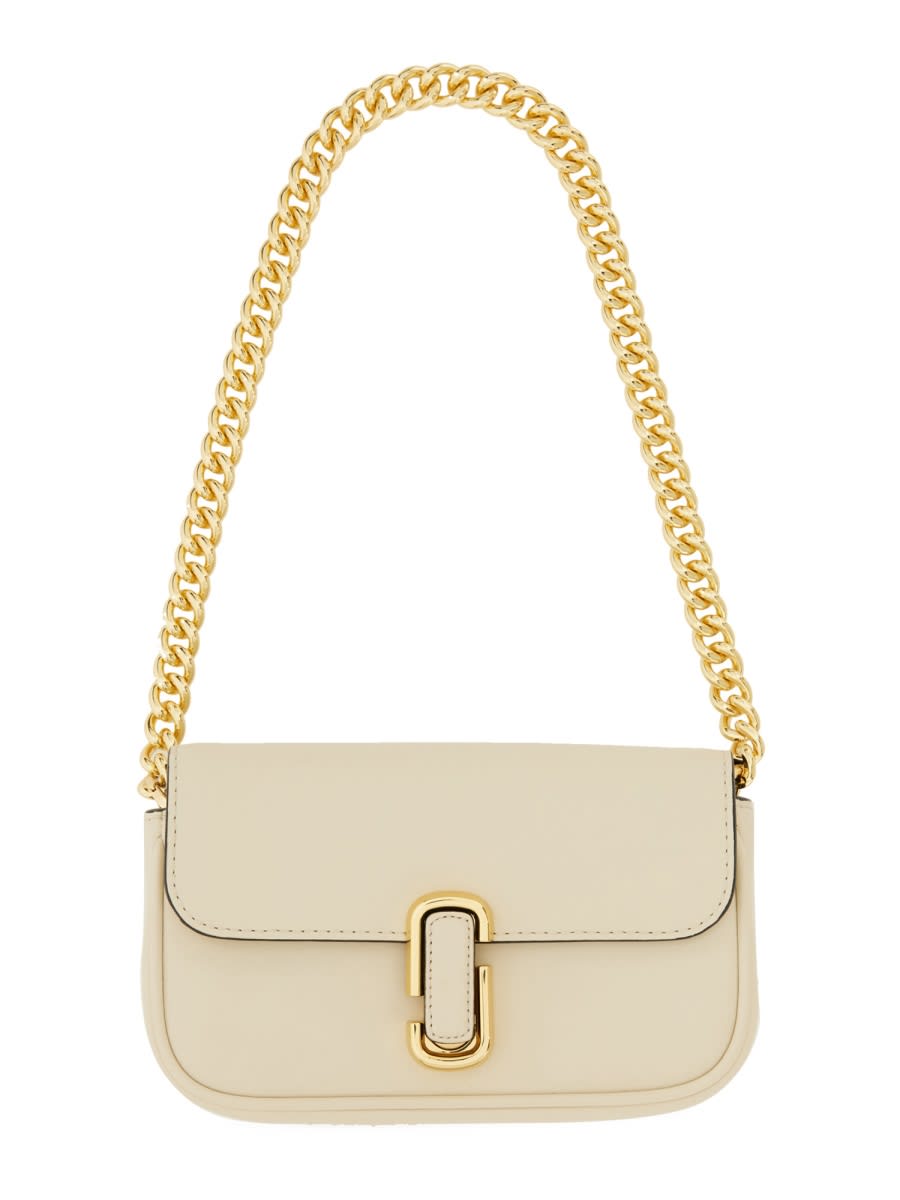 Shop Marc Jacobs Mini Shoulder Bag In Ivory