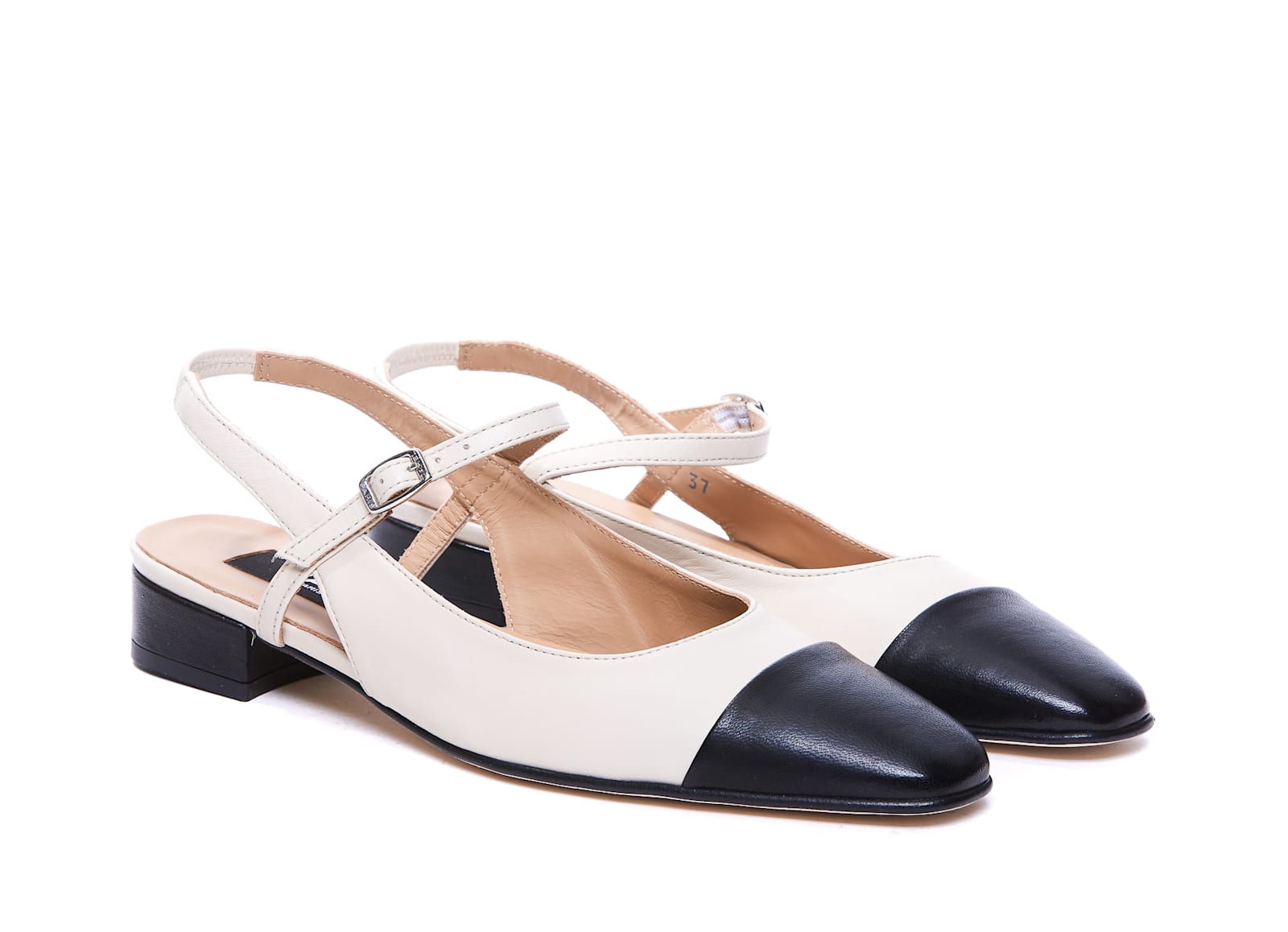 Carel Oceano Slingback In White