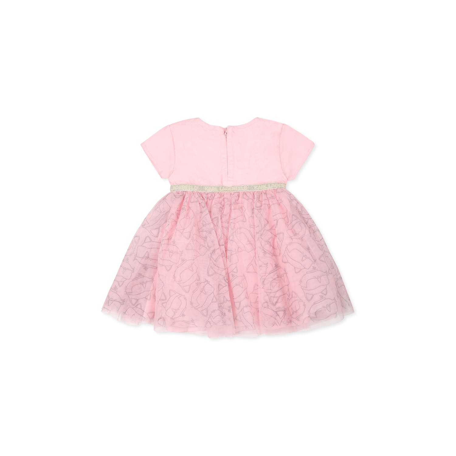 Karl Lagerfeld Pink Dress For Bbay Girl With Choupette In Pink