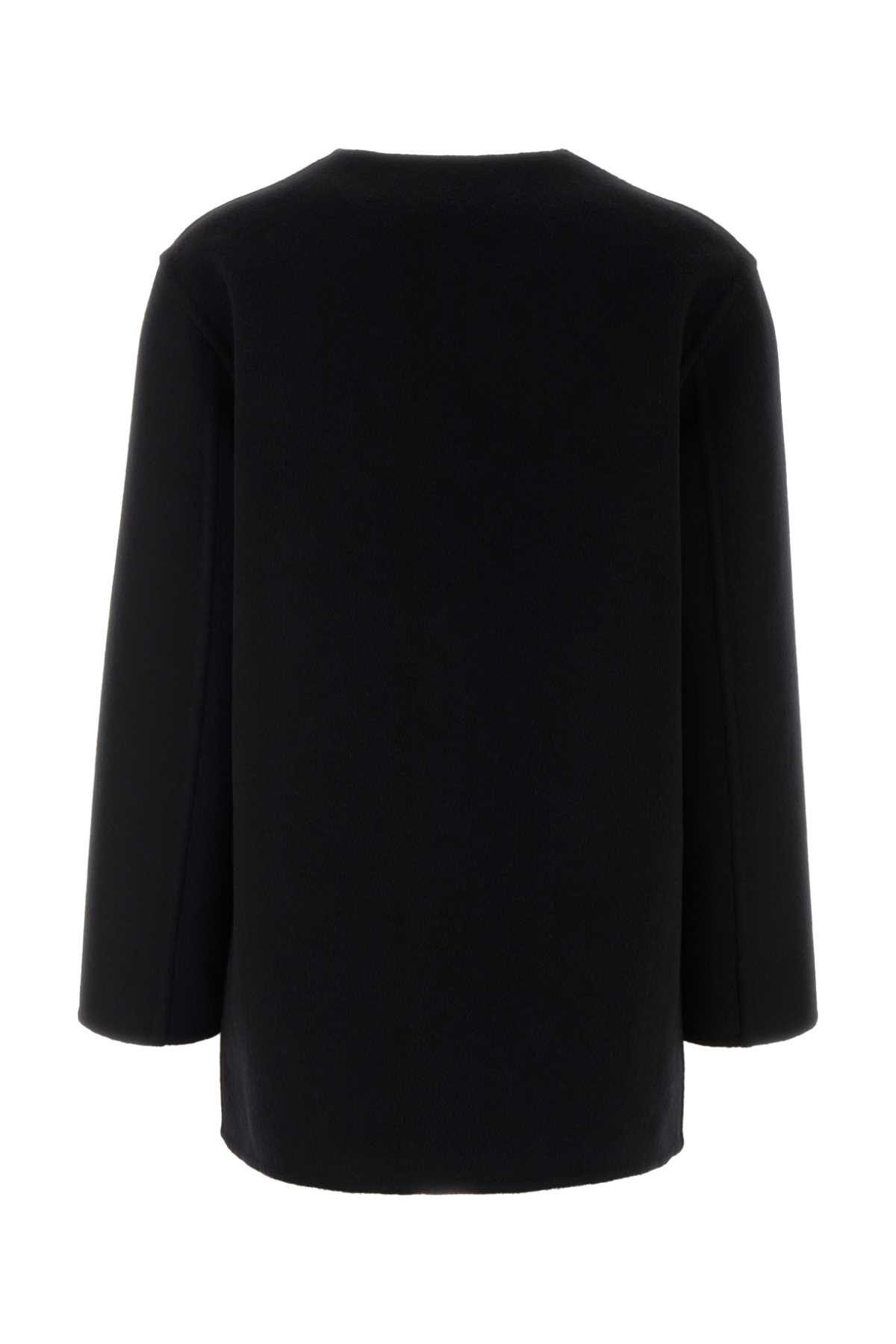 Gucci Reversible Wool Silk Jacket In Black