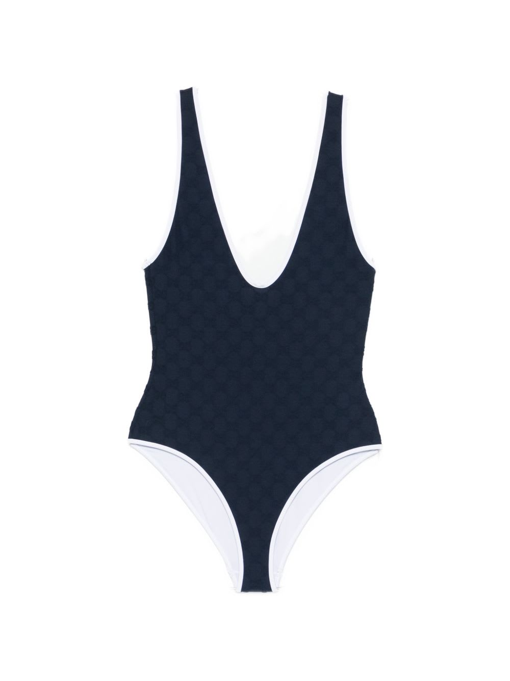 Gucci Gg Swimsuit In Blue