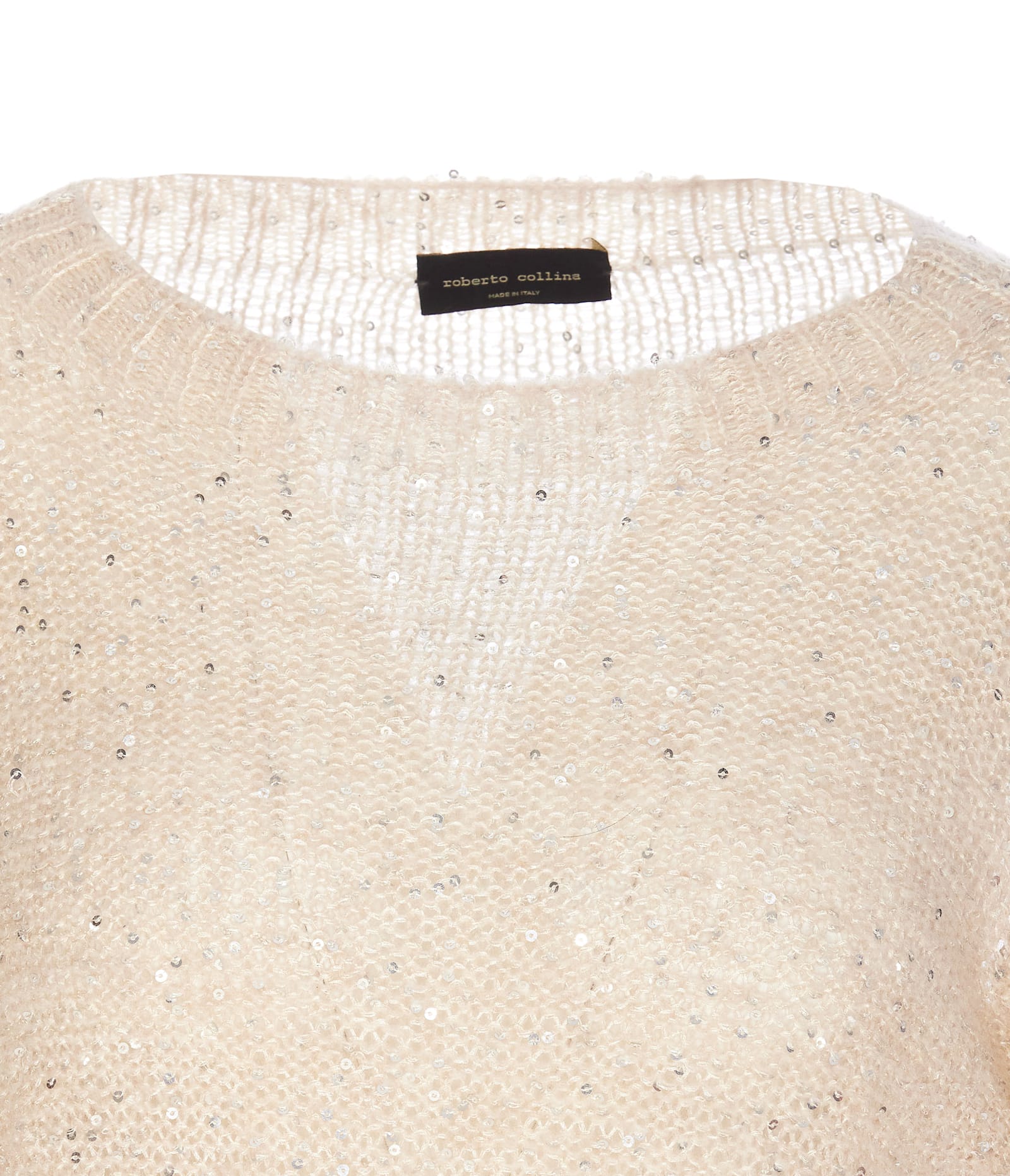 Shop Roberto Collina Sweater In Beige