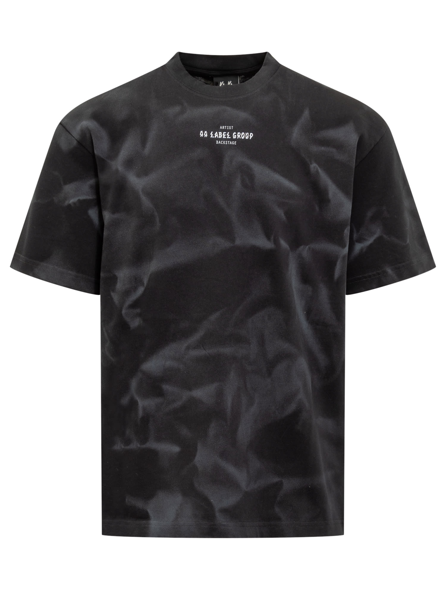 Shop 44 Label Group T-shirt With Smoke Effect In Black-smoke Effect