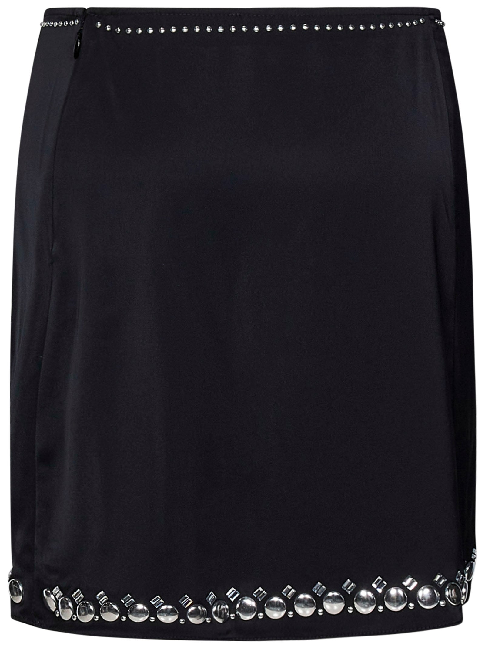 Shop Rabanne Mini Skirt In Black