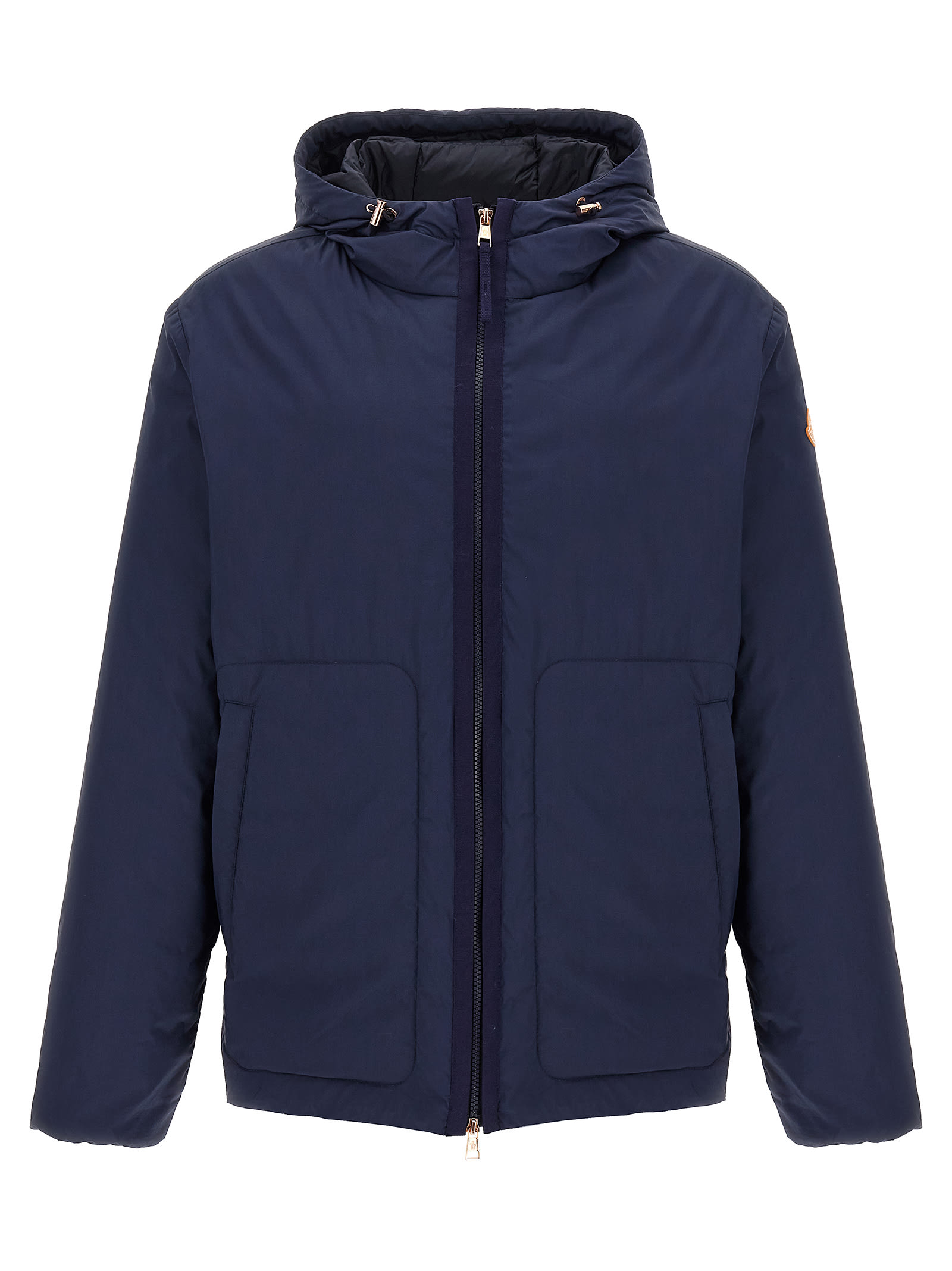 Moncler Genius The Moncler X Gilga Farm By Donald Glover Caracara Short Down Jacket In Blue
