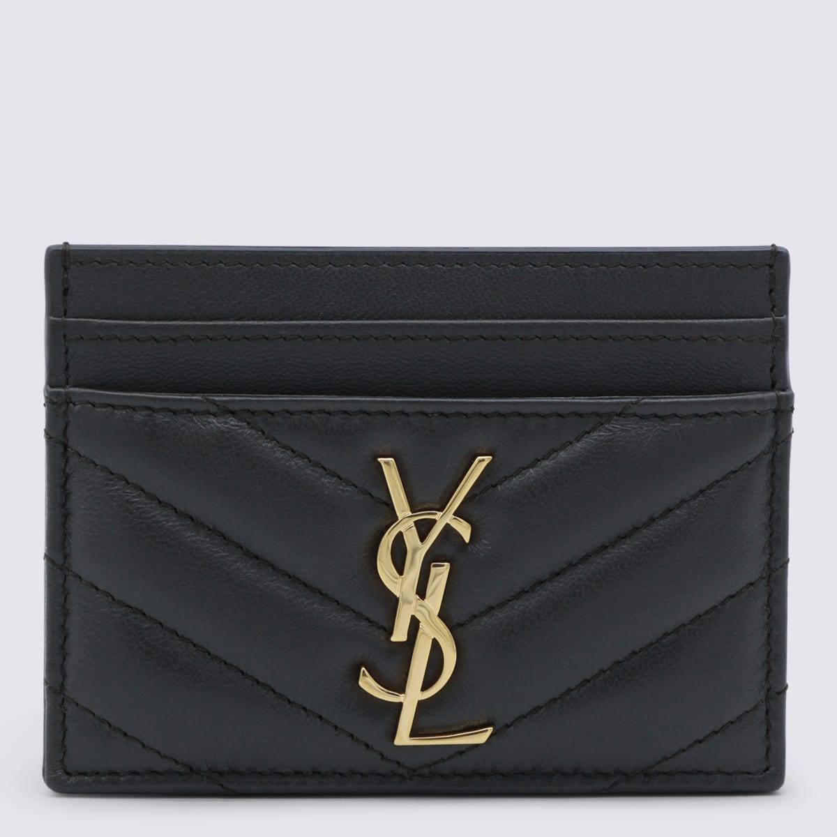 Saint Laurent Dark Grey Leather
