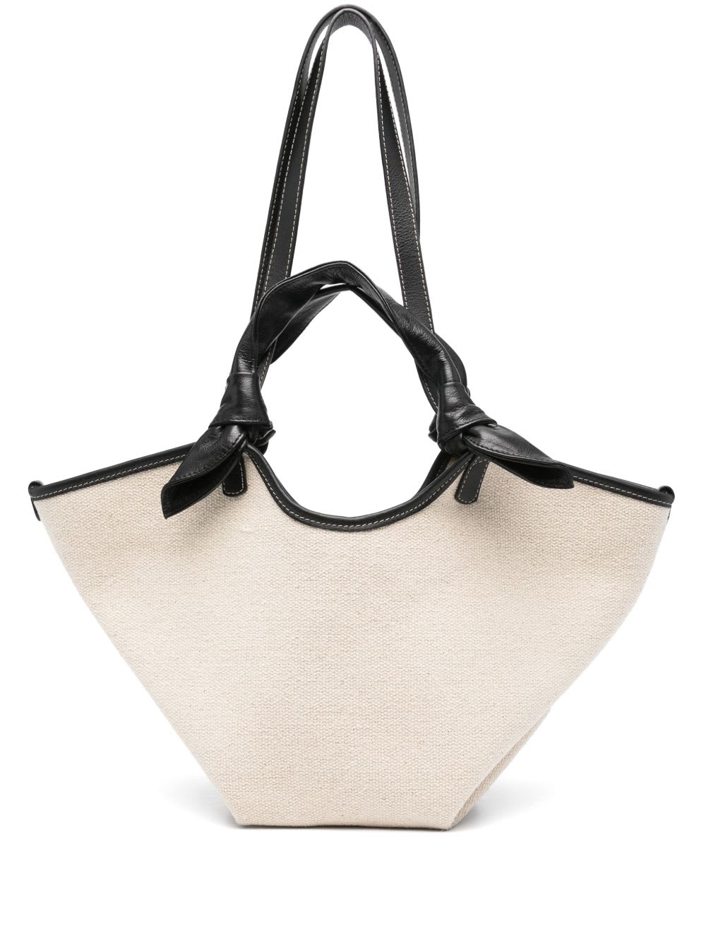 Hereu Fonol Small Canvas Tote In Black