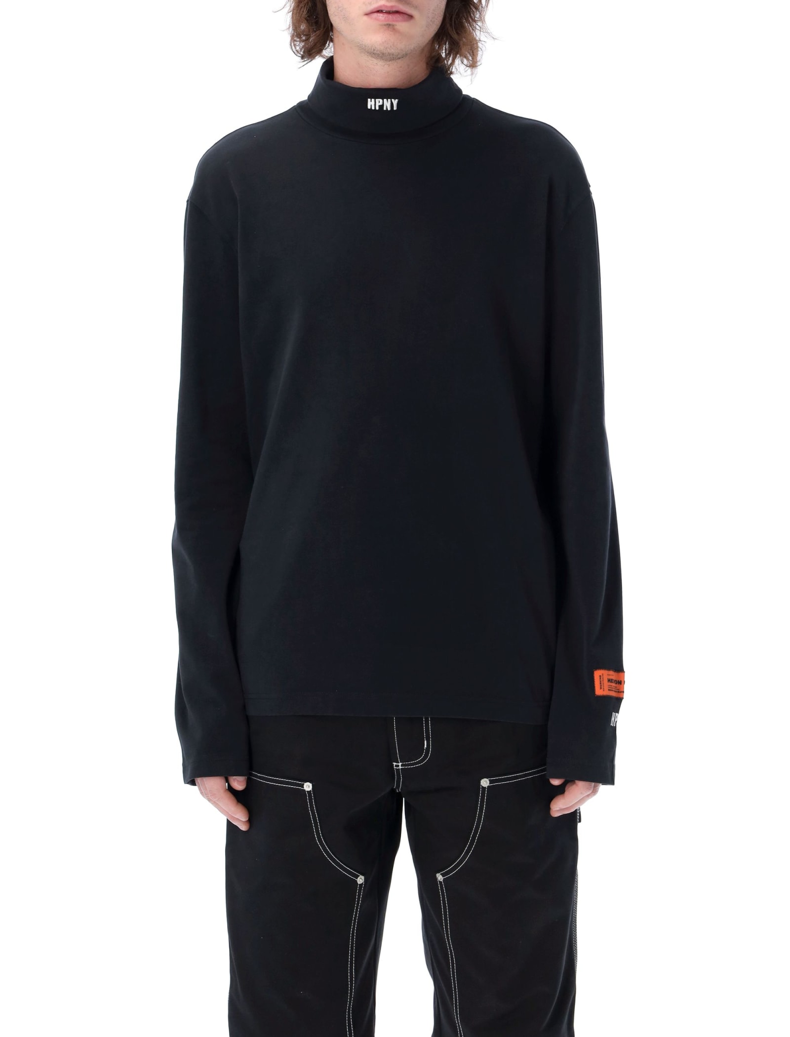 HERON PRESTON Hpny Embroidered Rollneck