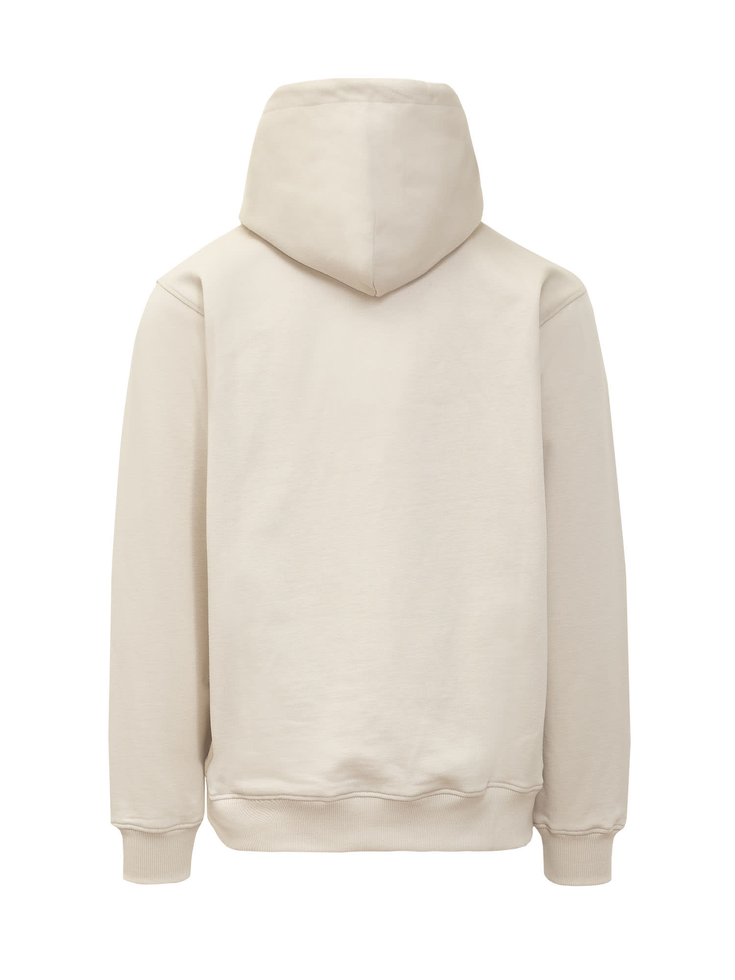 Shop Drôle De Monsieur Le Slogan Hoodie In Beige