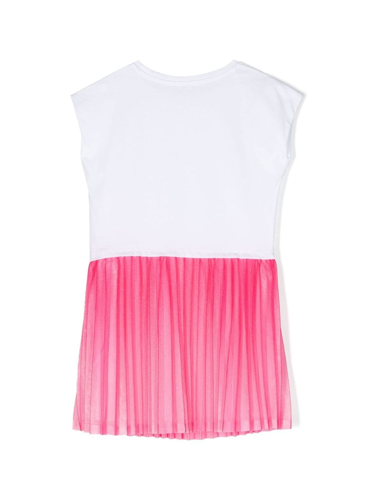 Shop Billieblush Sleeveless Mini Dress With Pleated Skirt In Billi White