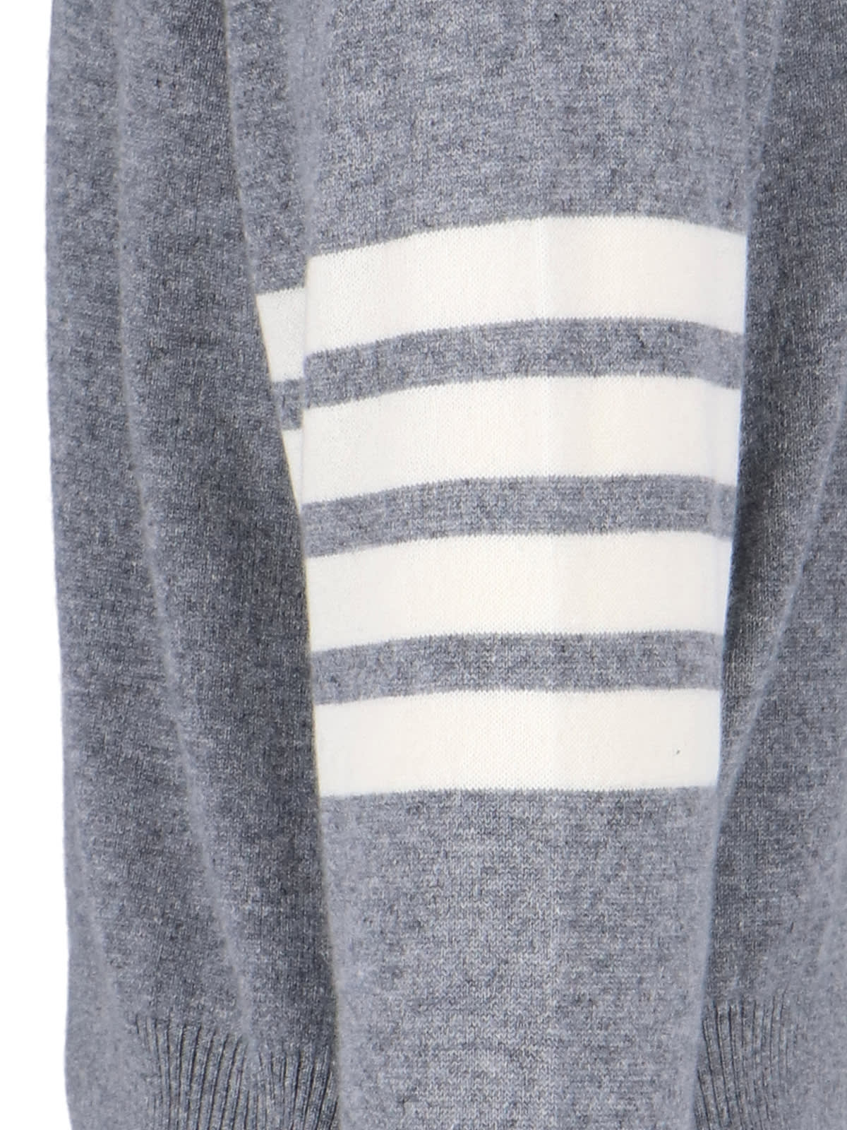 Shop Thom Browne 4-bar Crew Neck Sweater In Gray