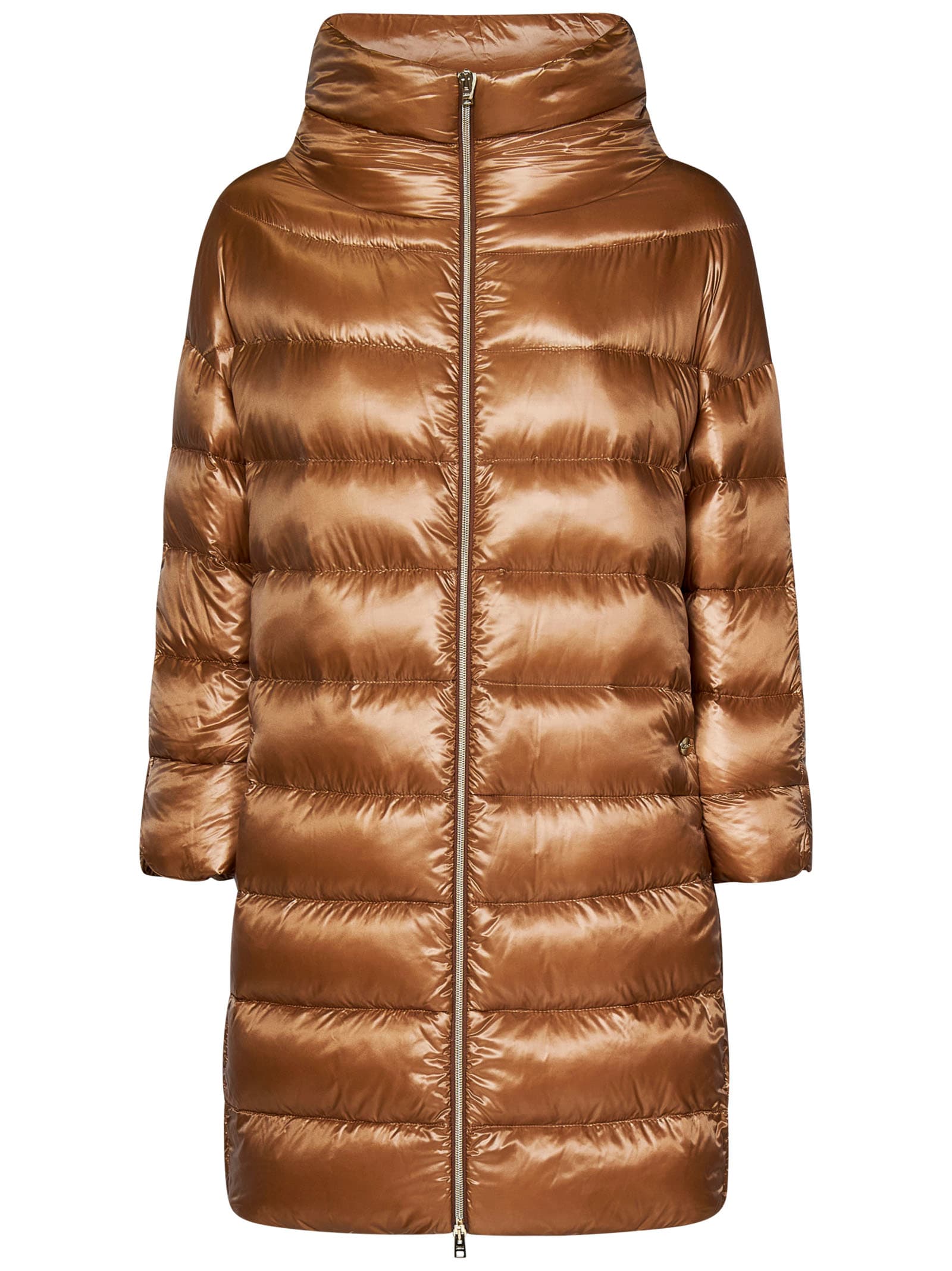 Shop Herno Matilde Down Jacket In Brown