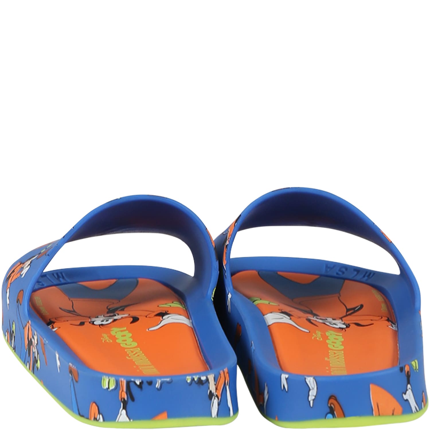 Shop Melissa Blue Sandals For Boy With Goofy