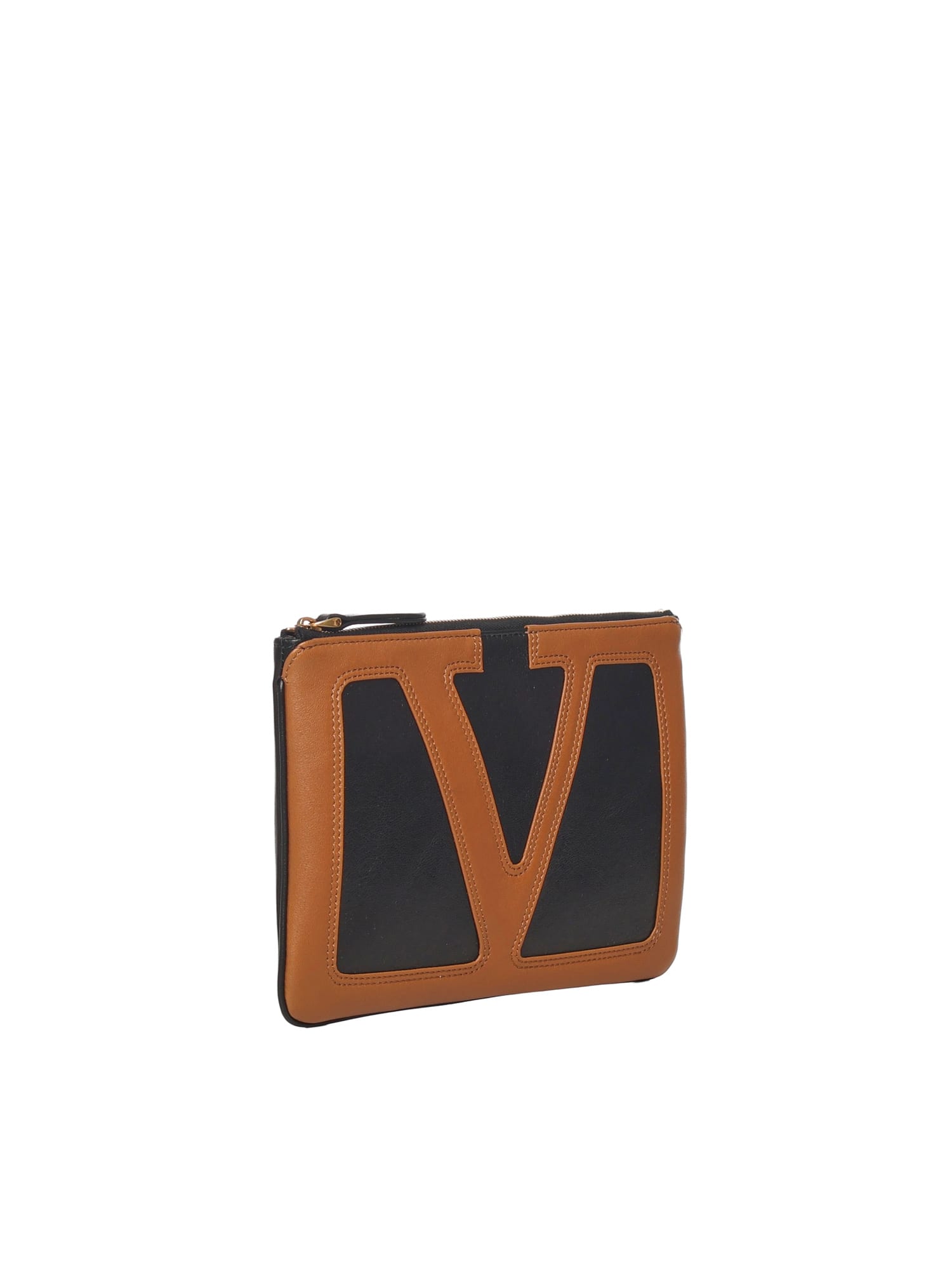 Valentino Viva Superstar Leather Envelope Clutch Bag In Multi