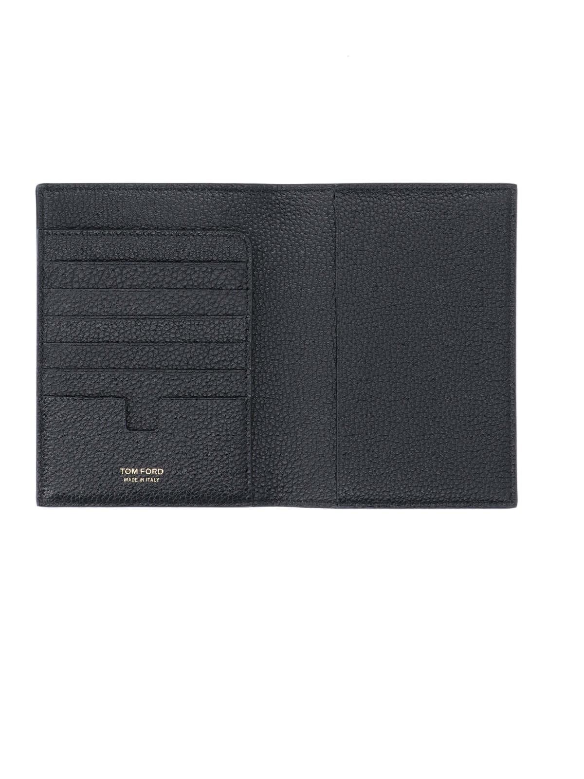 Shop Tom Ford Logo Card Holder In Black