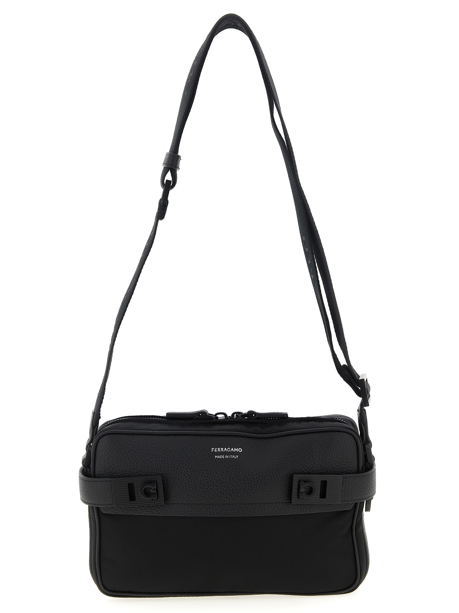 twins Nylon Crossbody Bag
