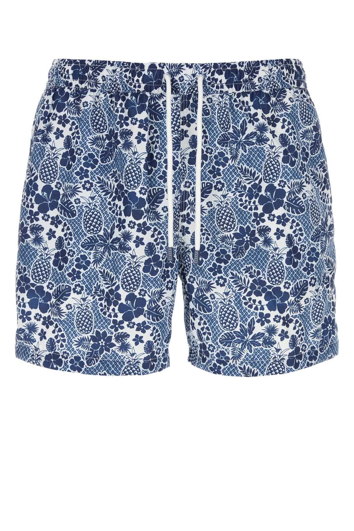 Printed Polyester Swimming Shorts