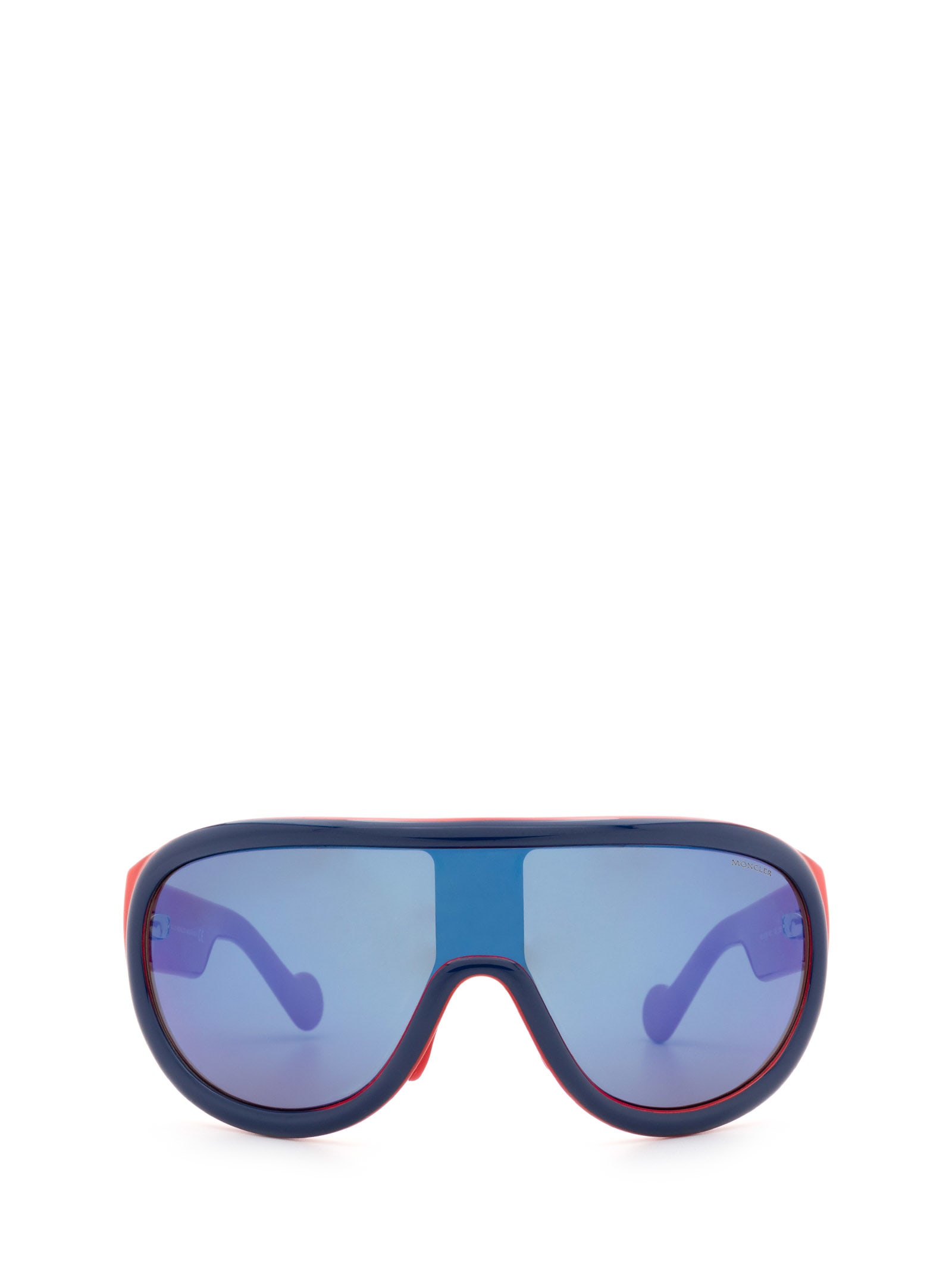 Moncler Eyewear Moncler Ml0106 Blue & Red Sunglasses