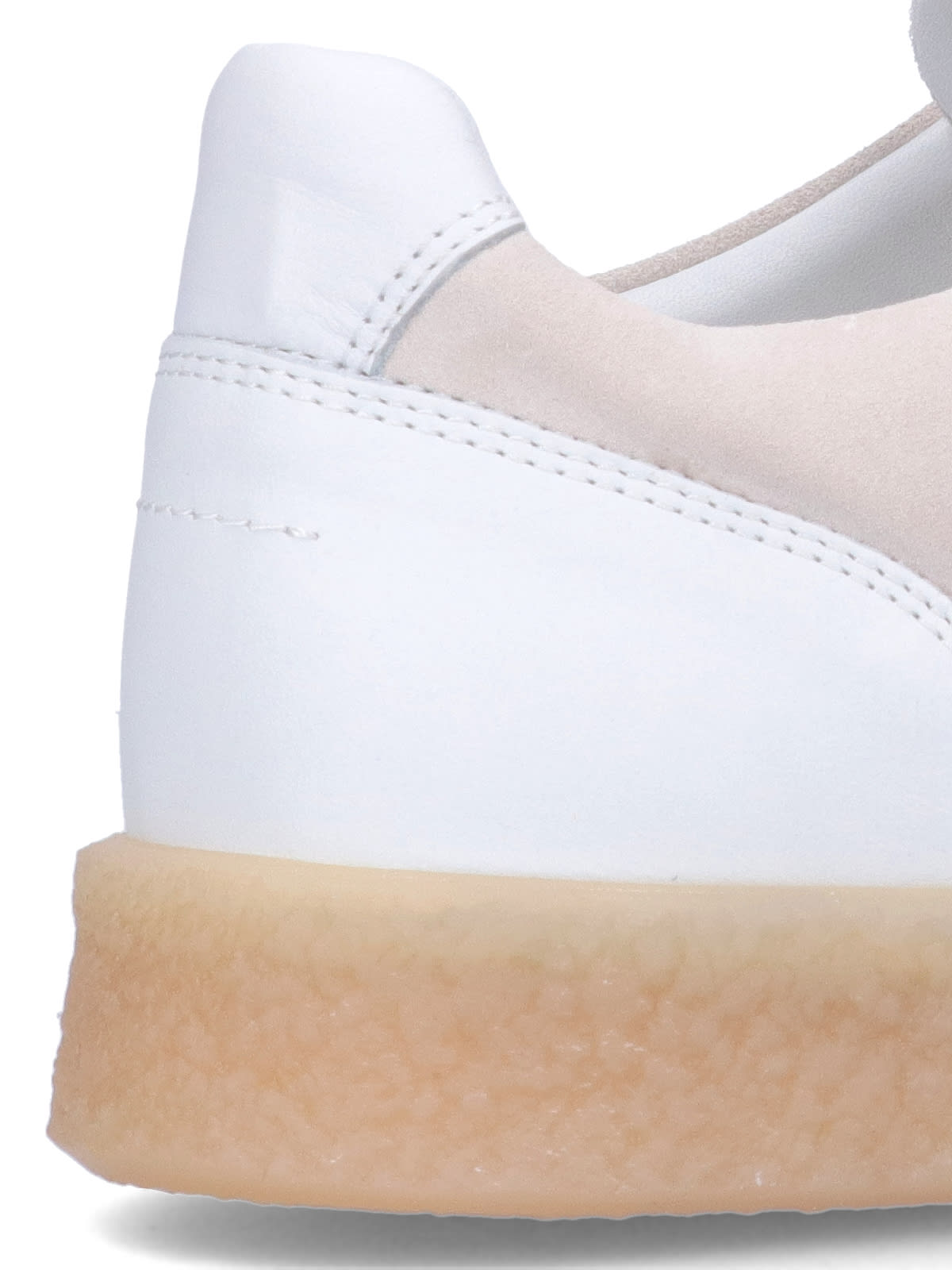 Shop Mm6 Maison Margiela 6 Court Sneakers In White