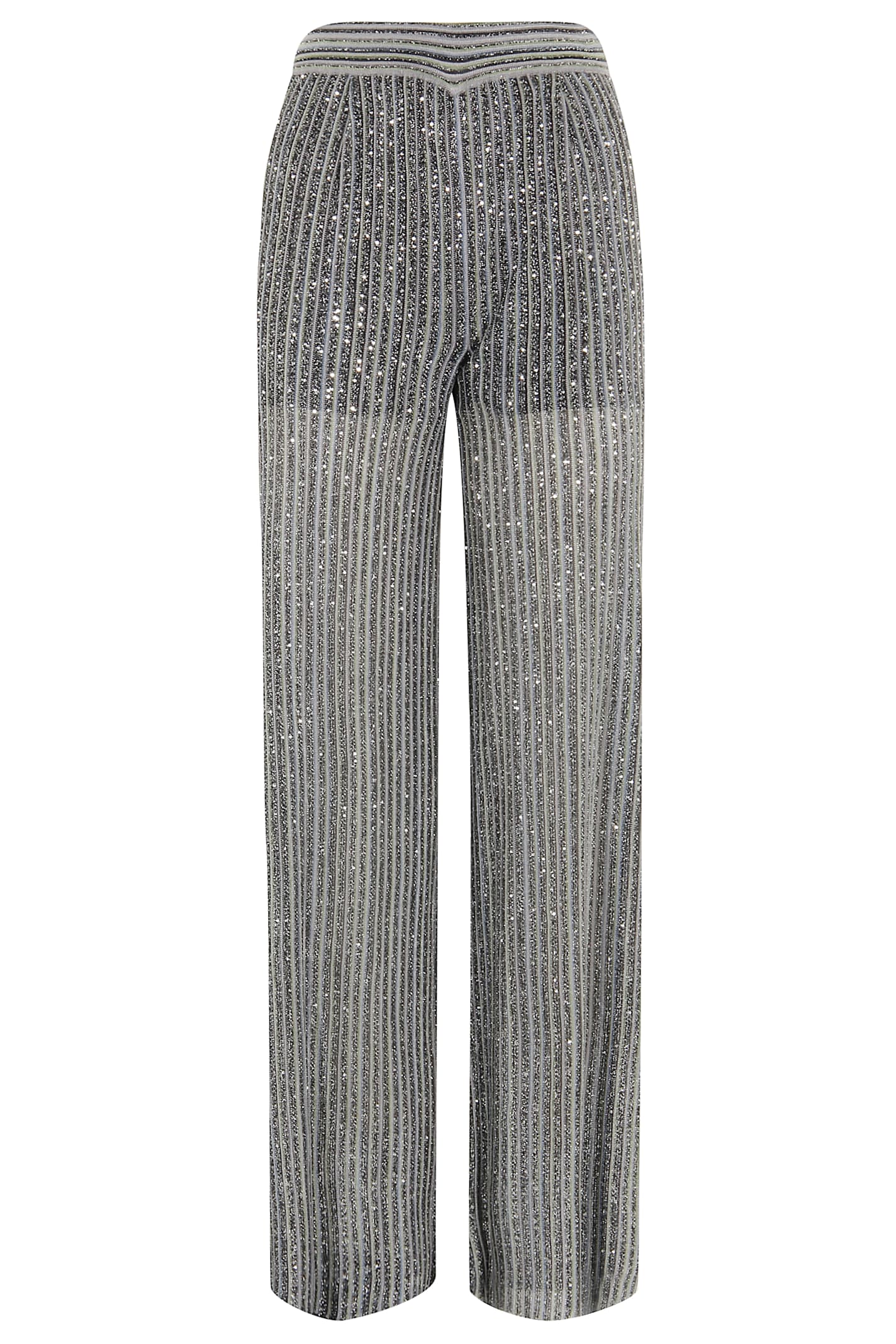 Missoni Grey Straight-leg Trouser In Gray