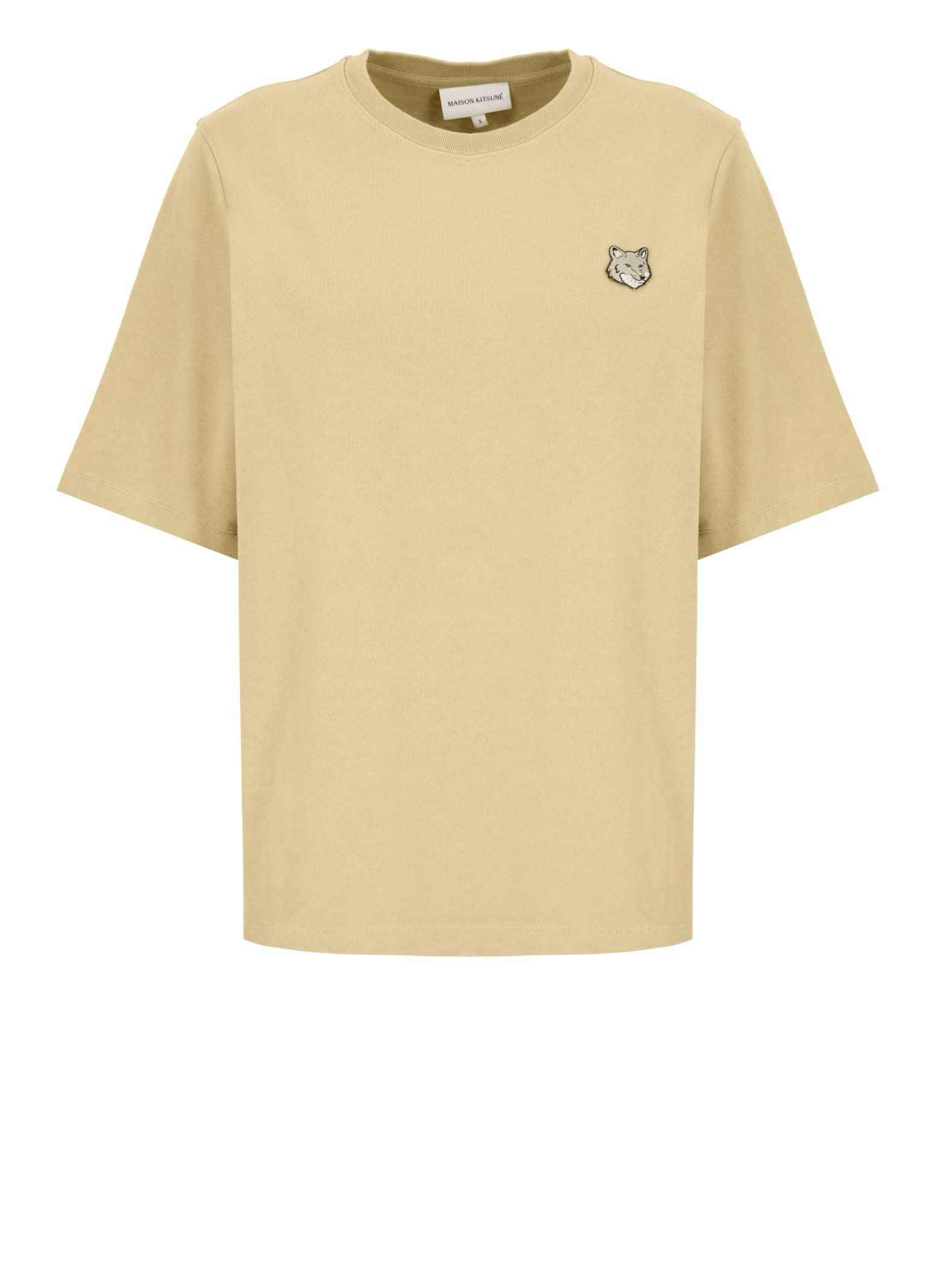 Maison Kitsuné T-shirt With Logo In Brown