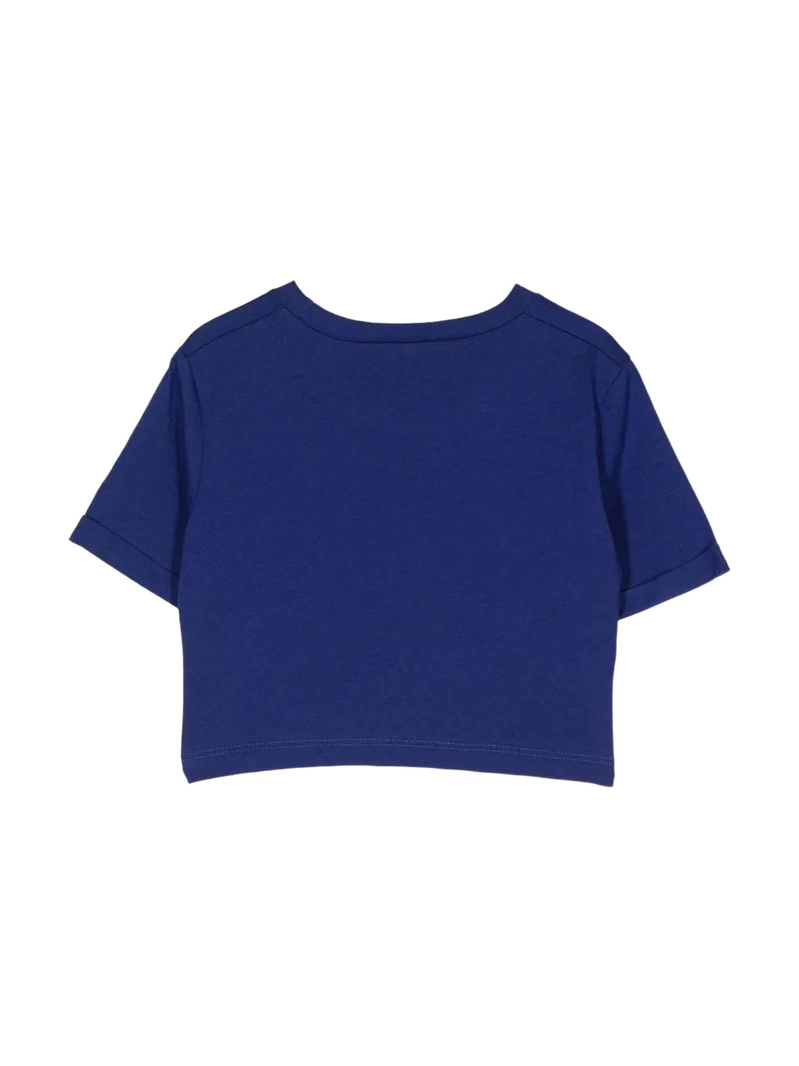 Shop Dsquared2 Purple T-shirt Girl In Viola