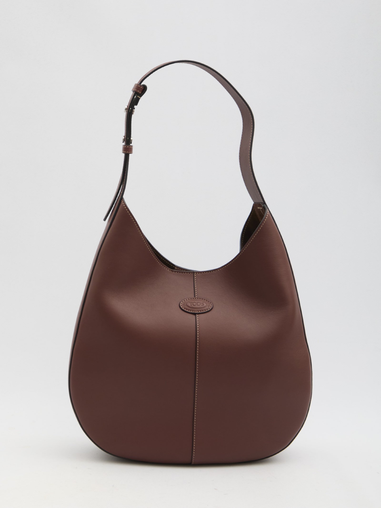 Shop Tod's Tods Di Bag Hobo In Bordeaux